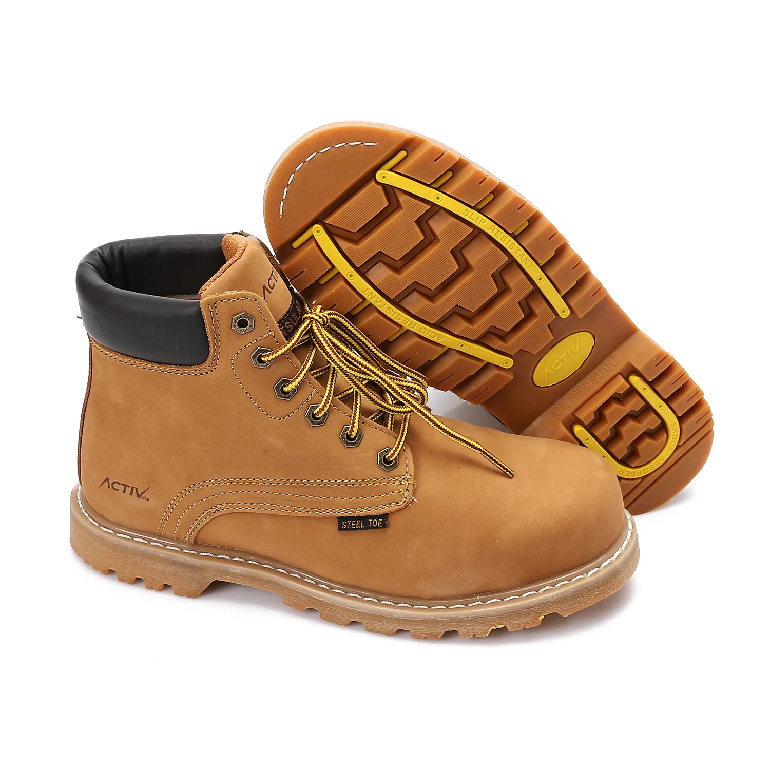 ACTIV SAFETY SHOES - TAN - Image 2