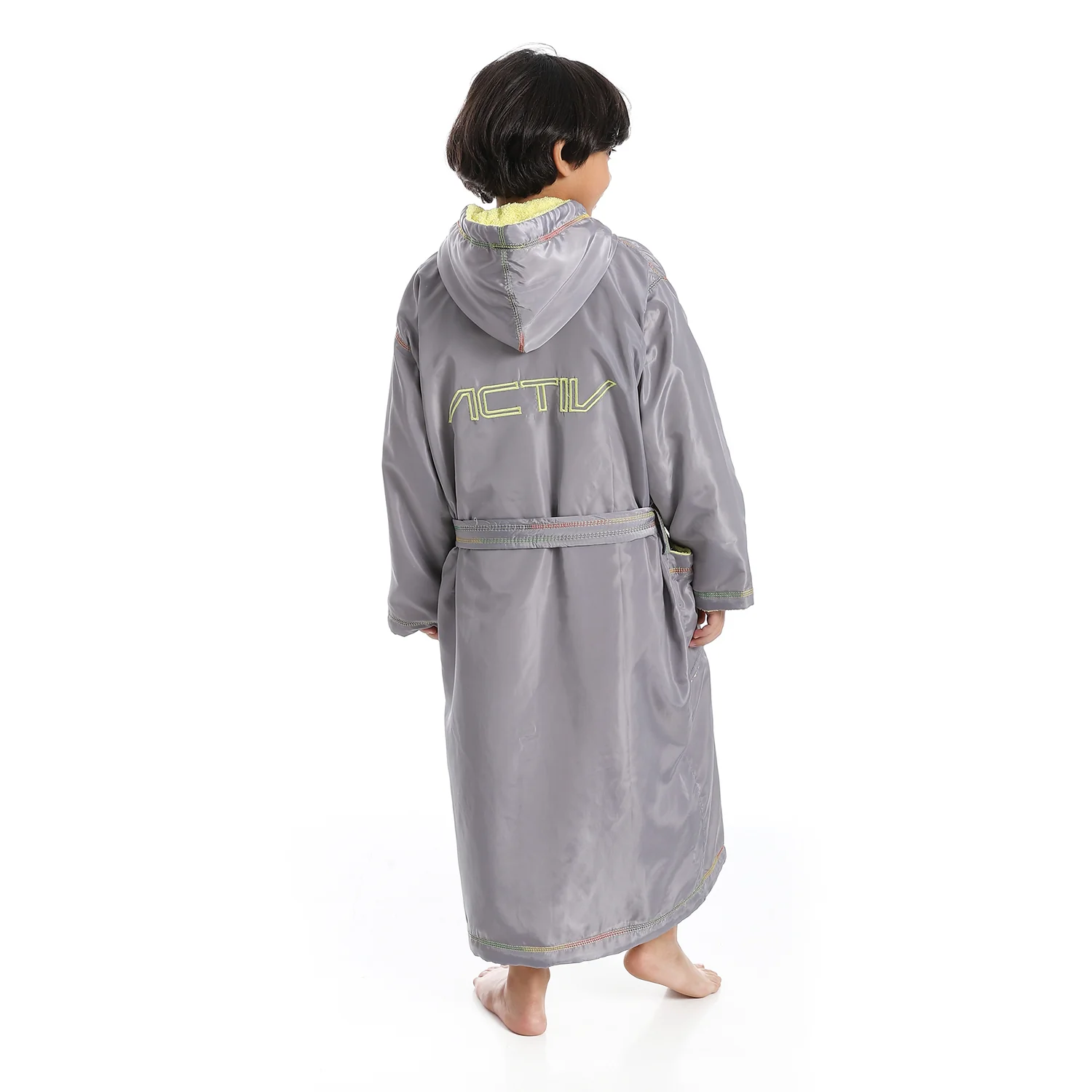 برنس اكتف بناتى - رمادي - Image 4