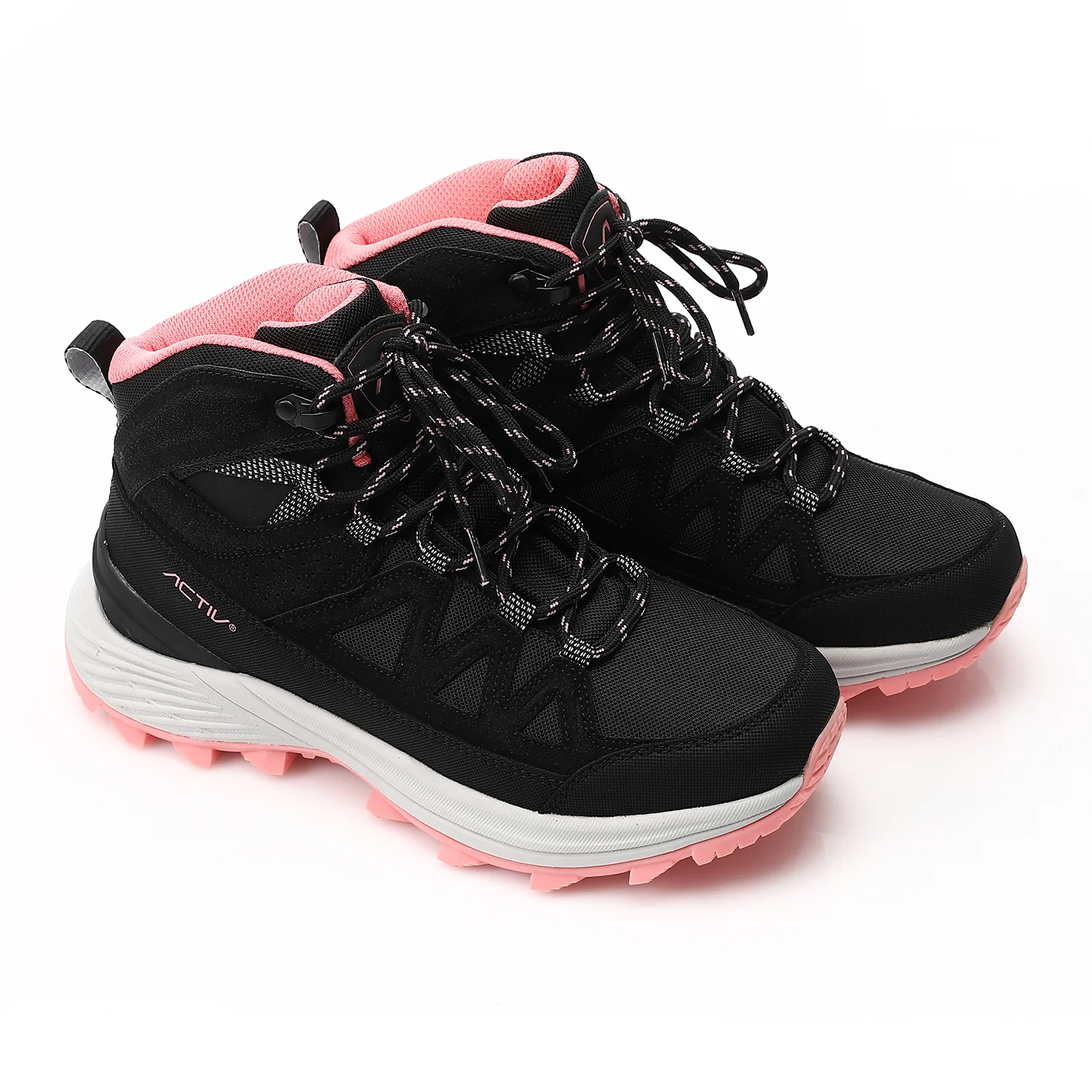ACTIV WOMEN'S CASUAL SHOES - اسود*بينك - Image 4