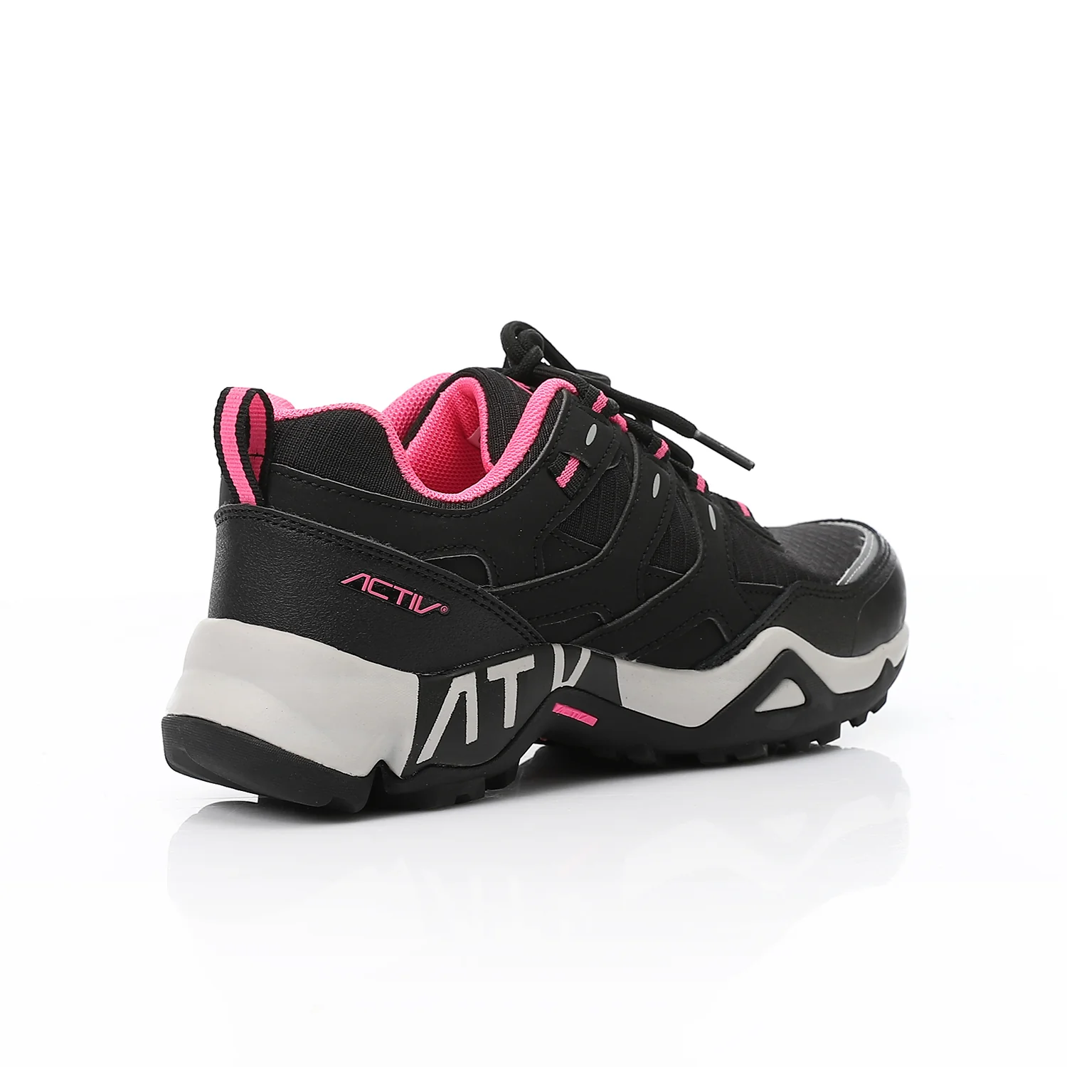 ACTIV WOMEN'S TREKKING SHOES - رمادى*اسود - Image 3