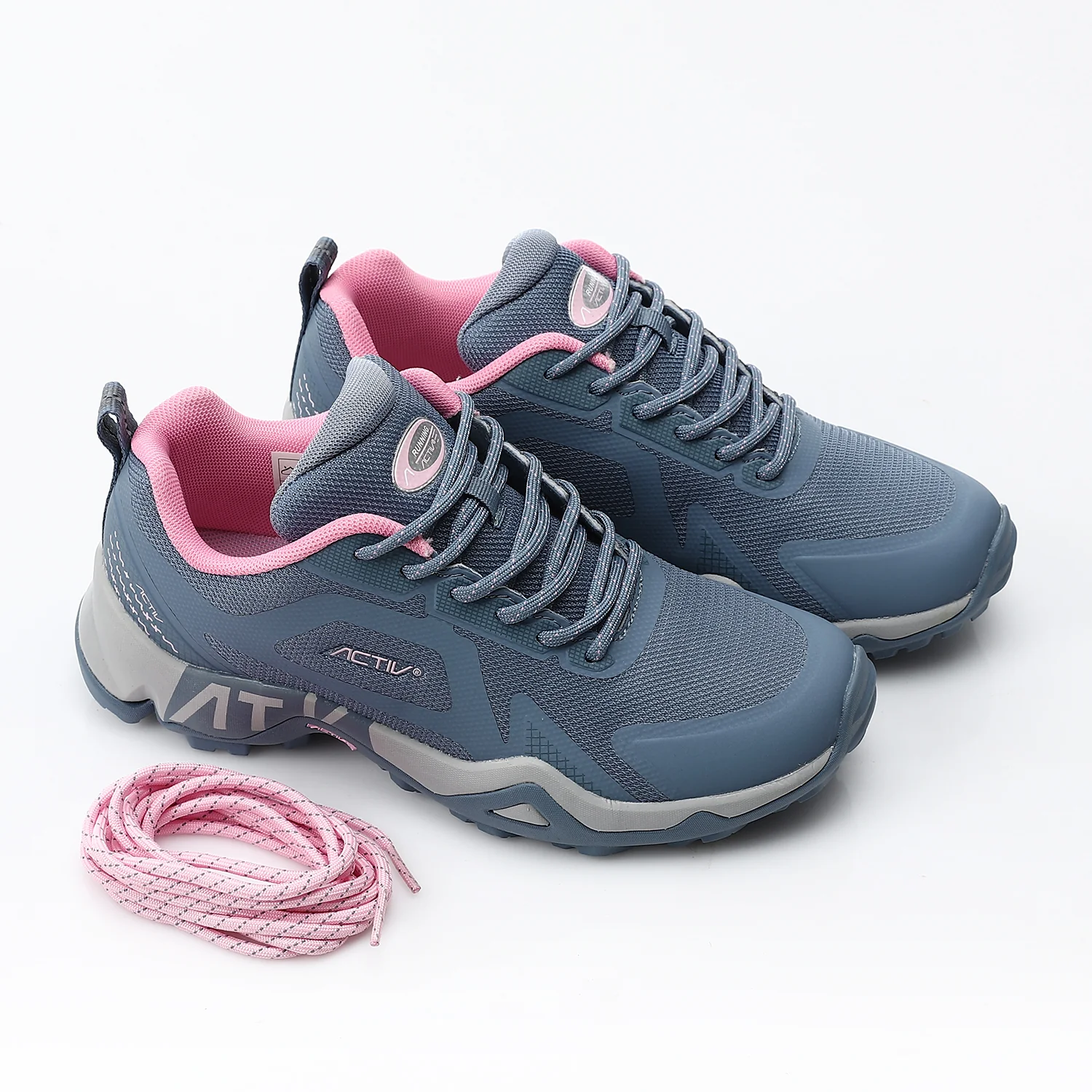 ACTIV WOMEN'S TREKKING SHOES - كحلي*بنك - Image 2