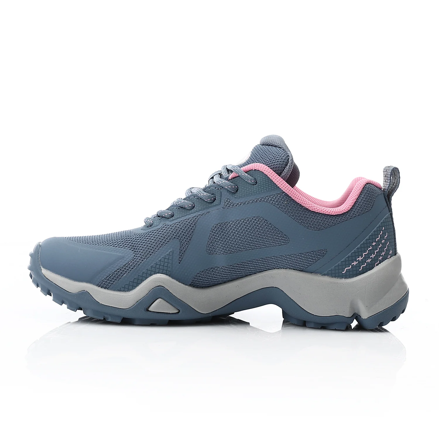 ACTIV WOMEN'S TREKKING SHOES - كحلي*بنك - Image 4