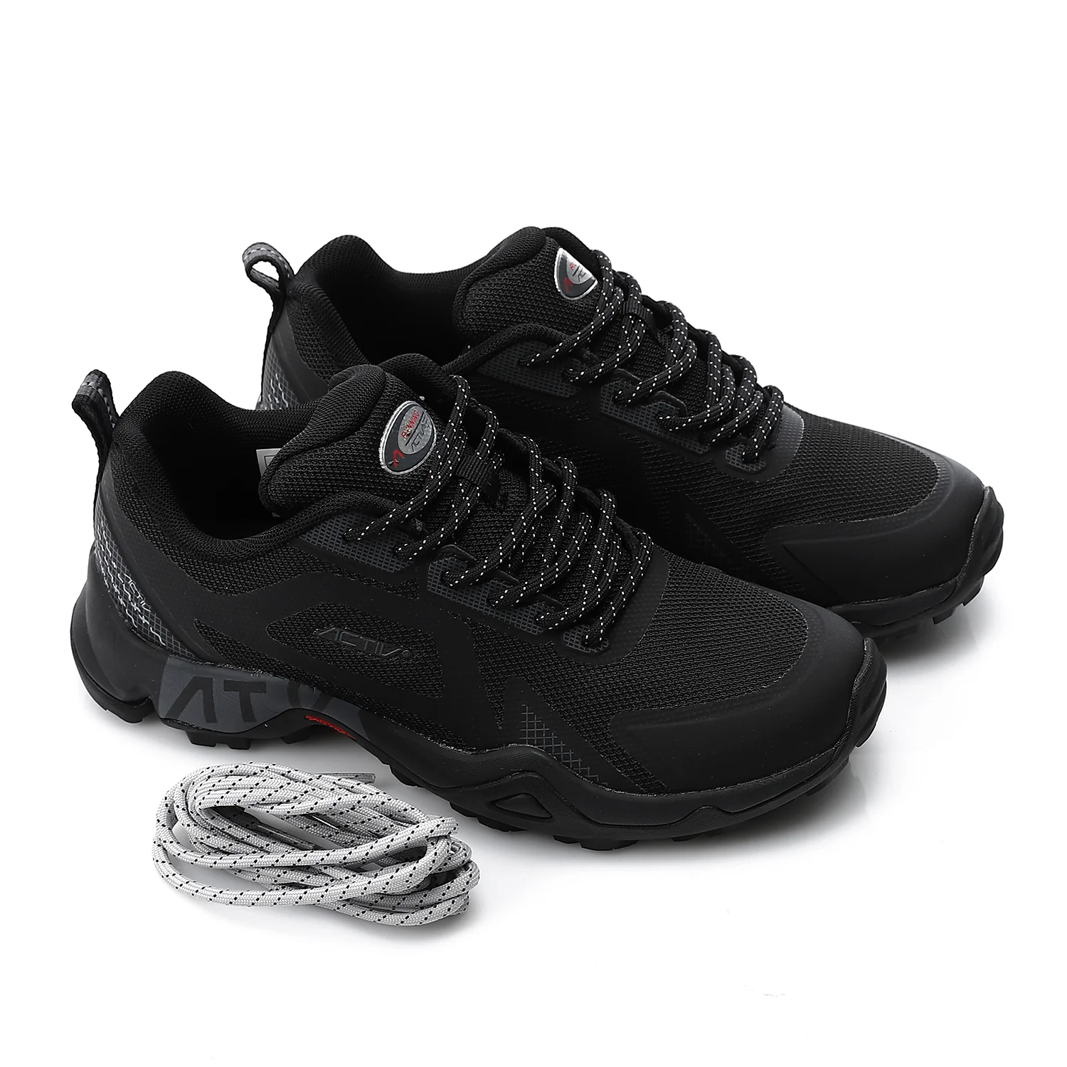 ACTIV WOMEN'S TREKKING SHOES - اسود - Image 2