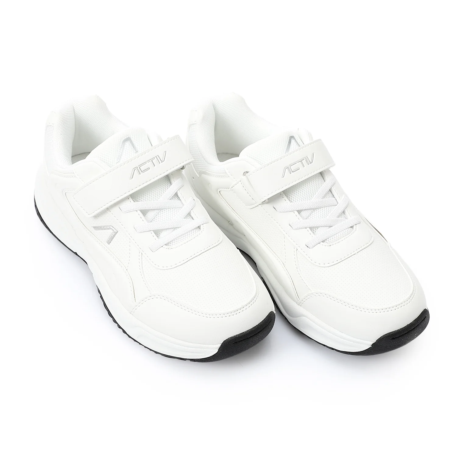 ACTIV YOUTH FASHON VELCRO SHOE - ابيض - Image 3