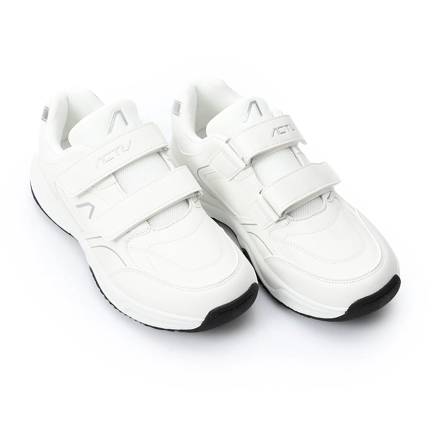 ACTIV YOUTH FASHON VELCRO SHOE - ابيض - Image 2