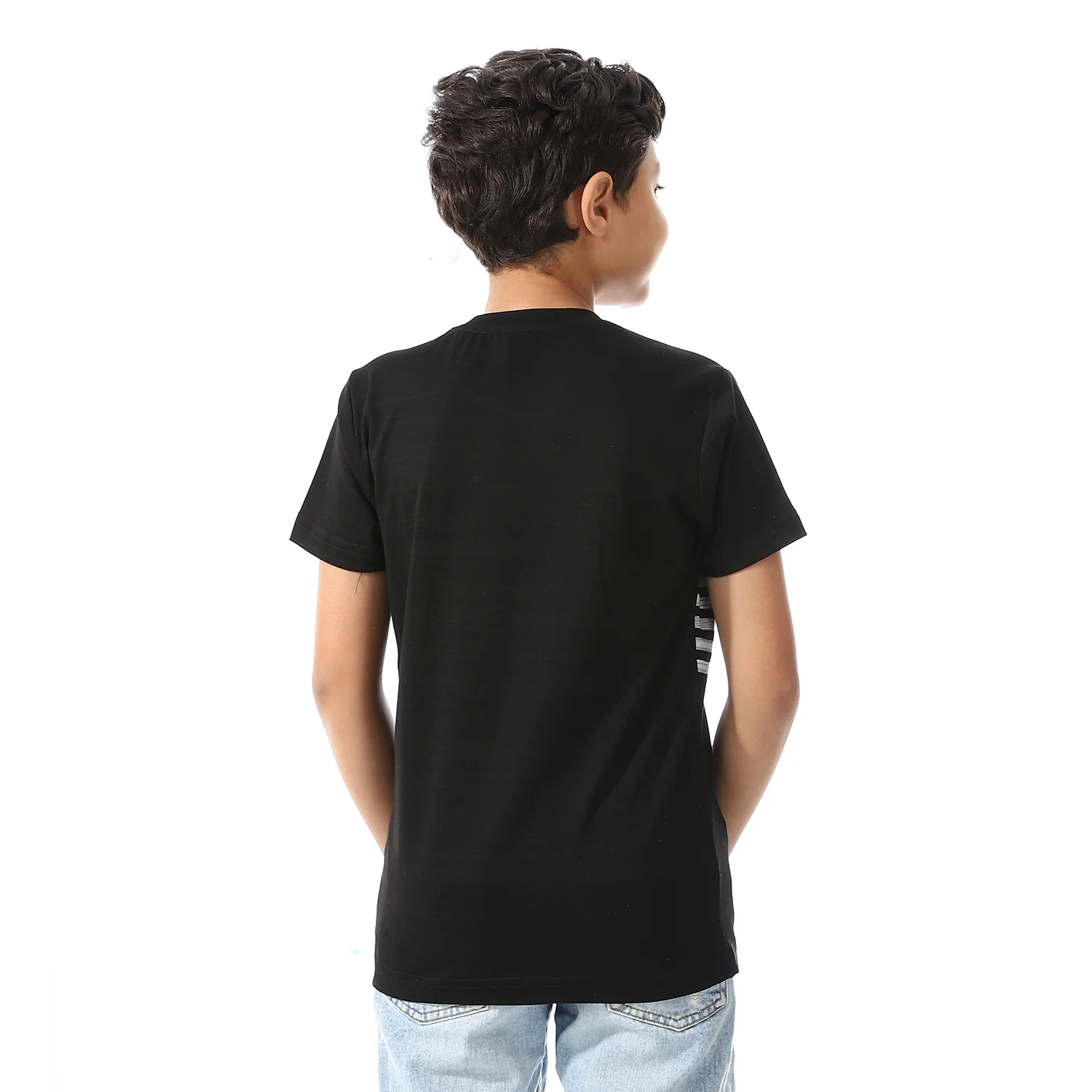 ACTIVEW KIDS BASIC T-SHIRT - BLACK - Image 2