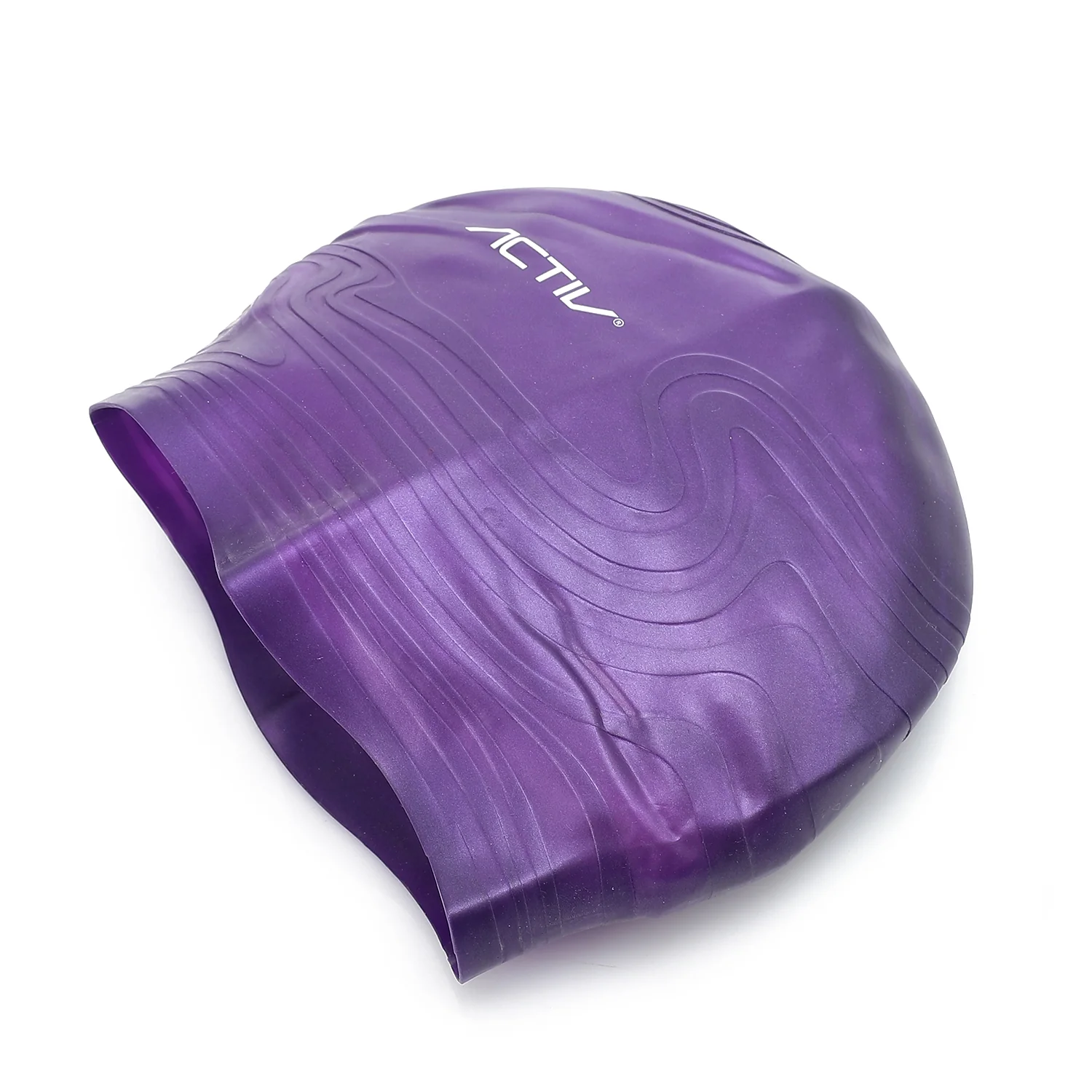 ACTIVNEW ADULT NW12 SWIM CAP - PURPLE - Image 2