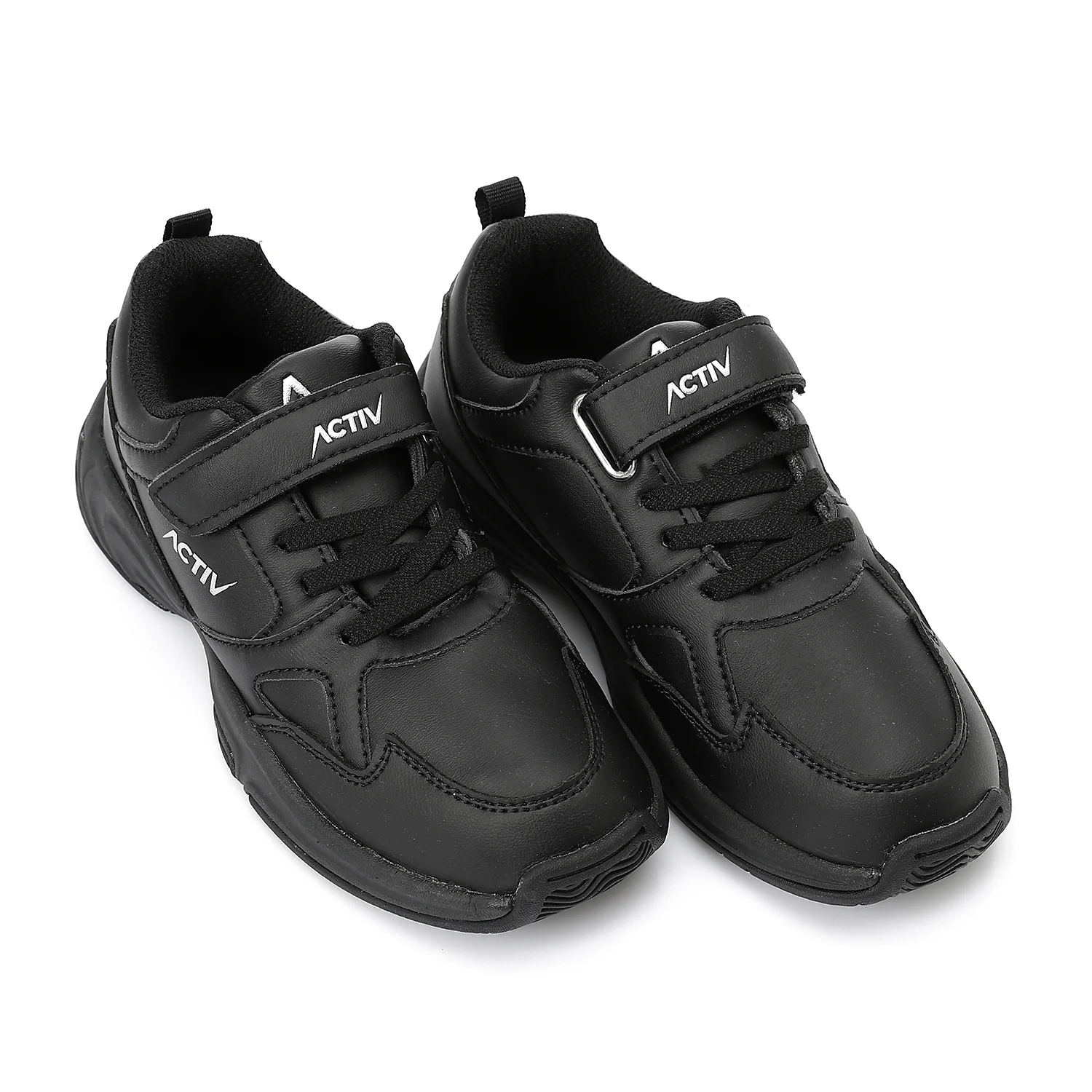 ACTIVNEW FASHION VELCRO SHOES - BLACK - Image 2