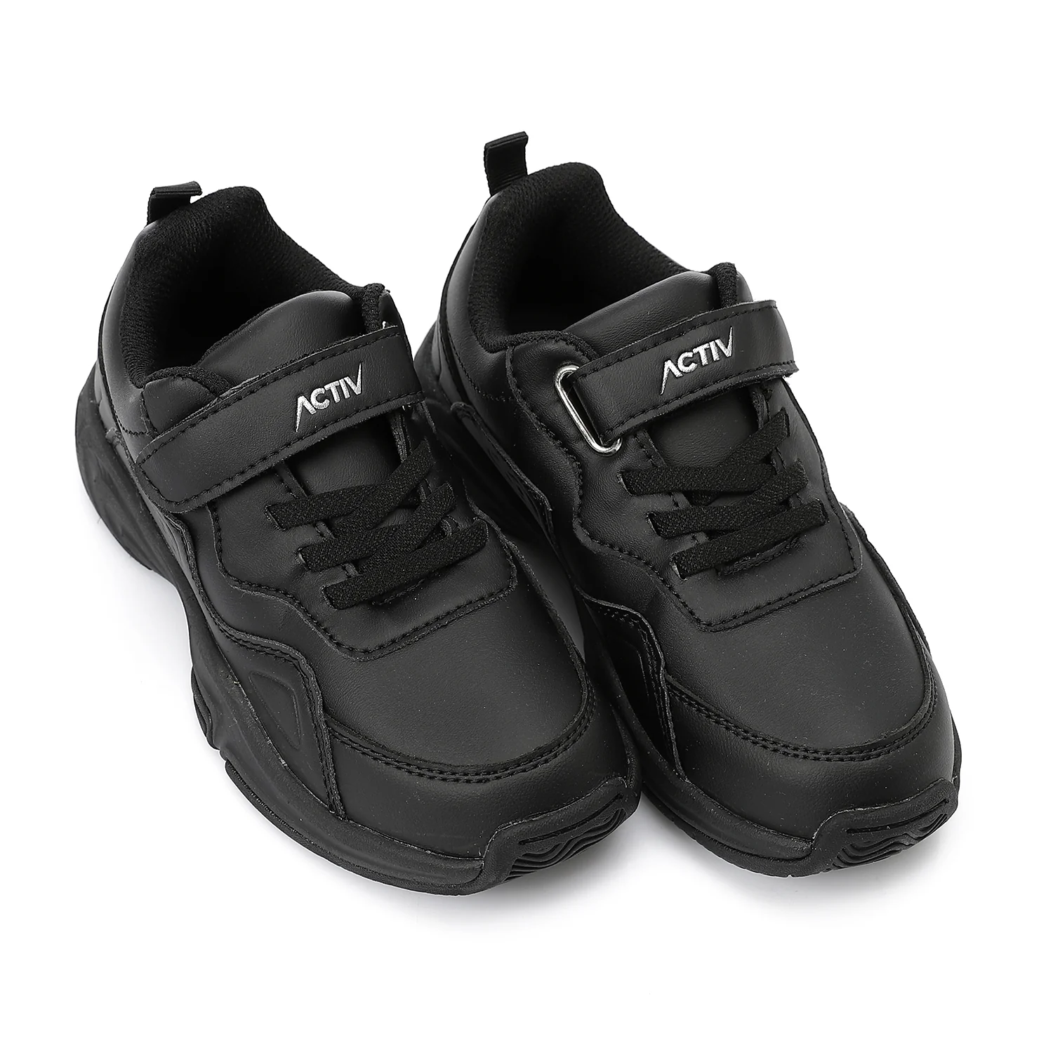 ACTIVNEW FASHION VELCRO SHOES - BLACK - Image 2