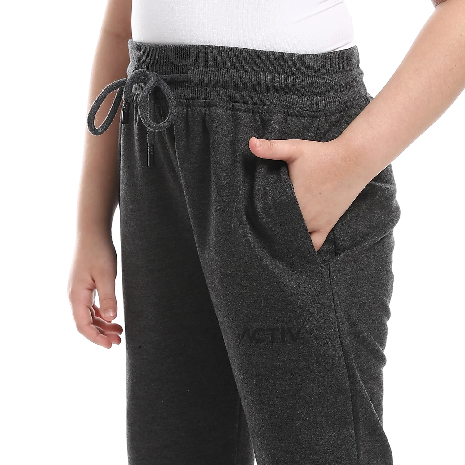 ACTIVNEW GIRL'S PANTS - CHARCOAL - Image 3