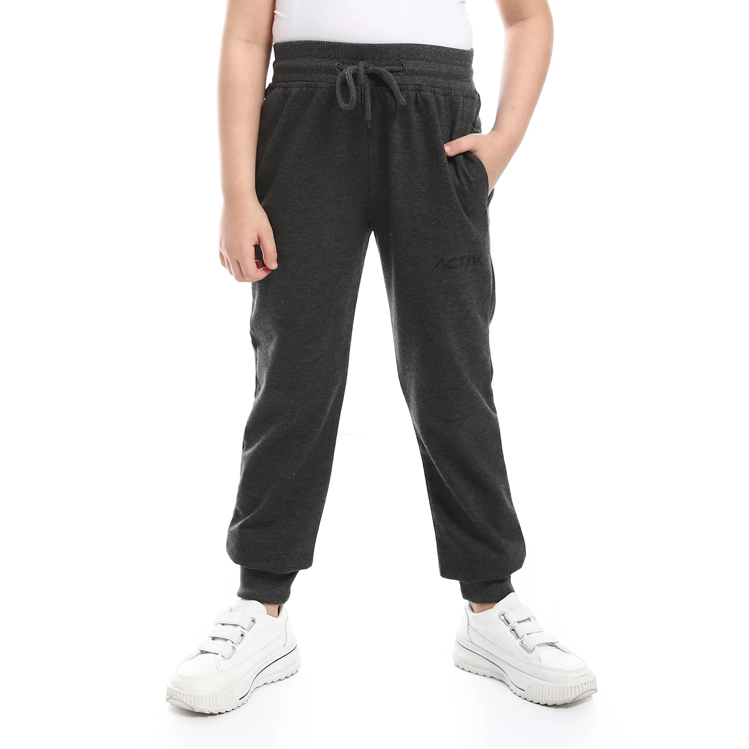 ACTIVNEW GIRL'S PANTS - CHARCOAL - Image 4