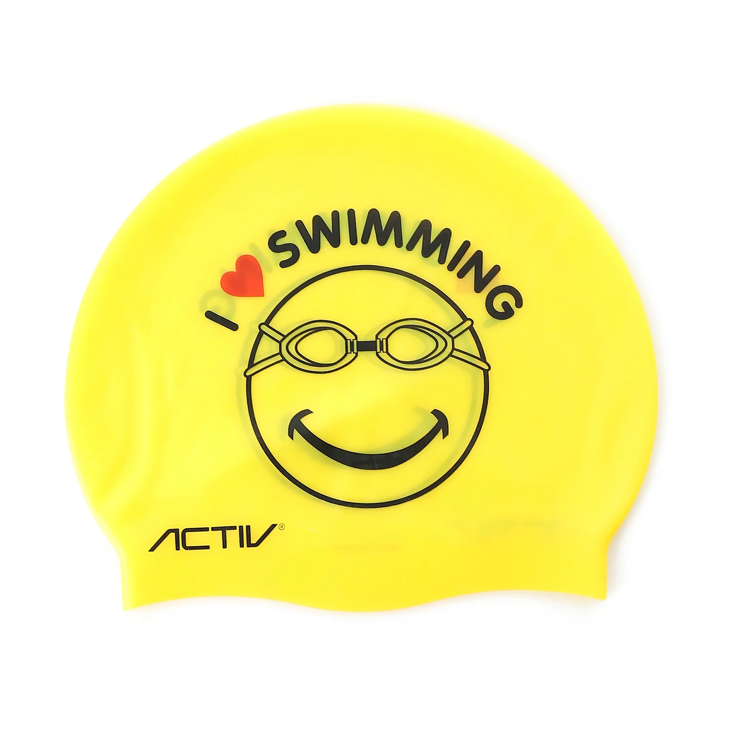 ACTIVNEW JUNIOR CP530 SWIM CAP - YELLOW - Image 2