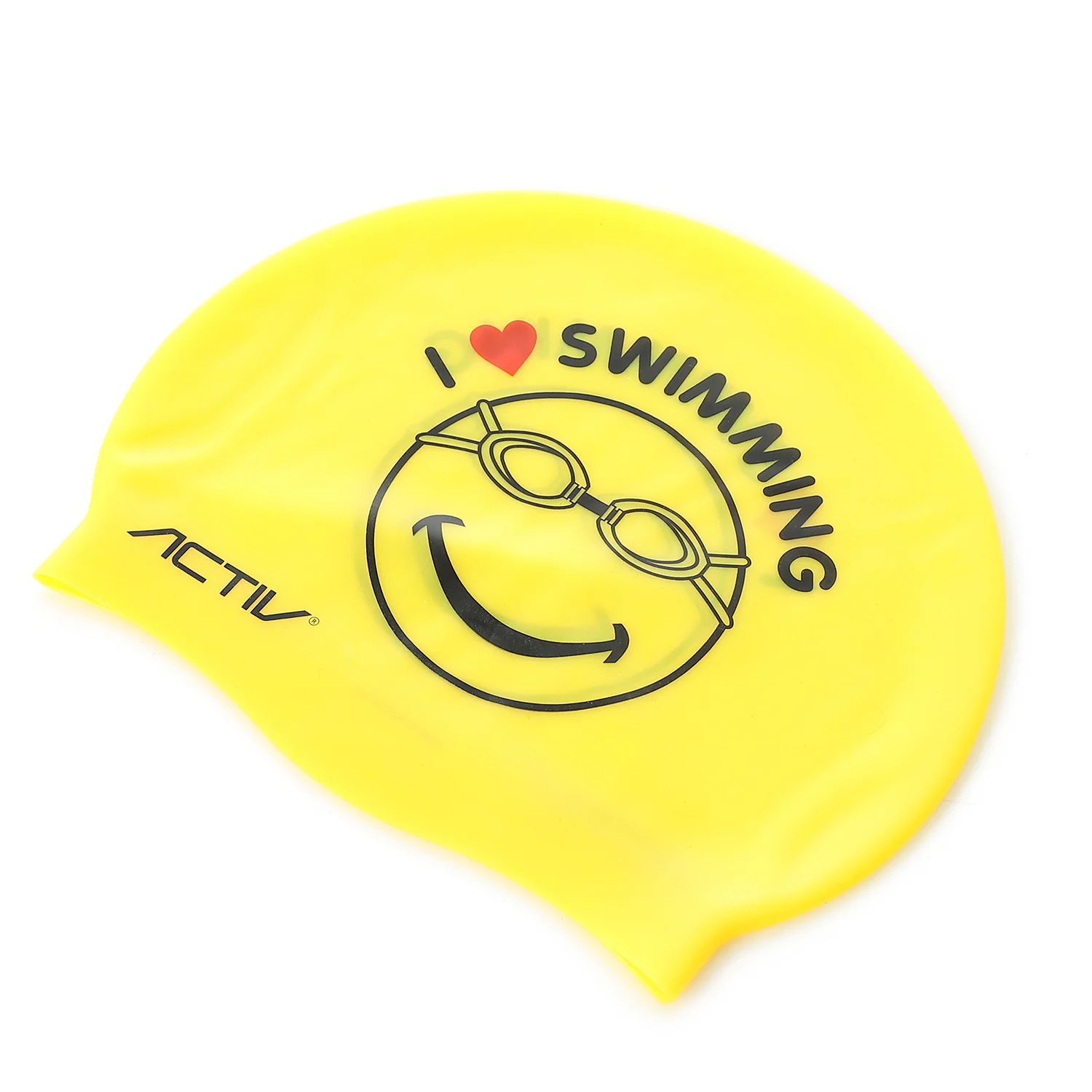 ACTIVNEW JUNIOR CP530 SWIM CAP - YELLOW - Image 3