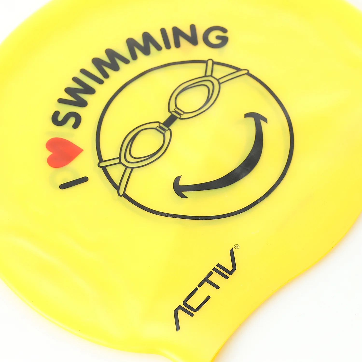 ACTIVNEW JUNIOR CP530 SWIM CAP - YELLOW - Image 4