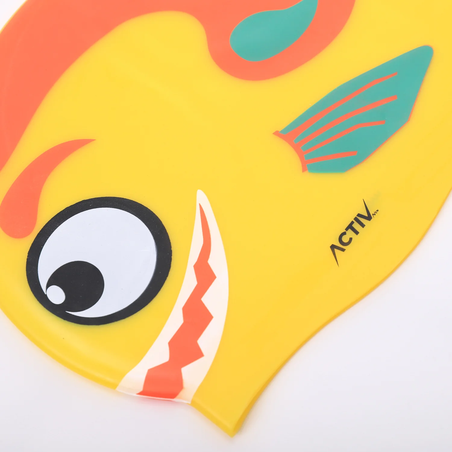 ACTIVNEW JUNIOR F02 SWIM CAP - YELLOW - Image 3