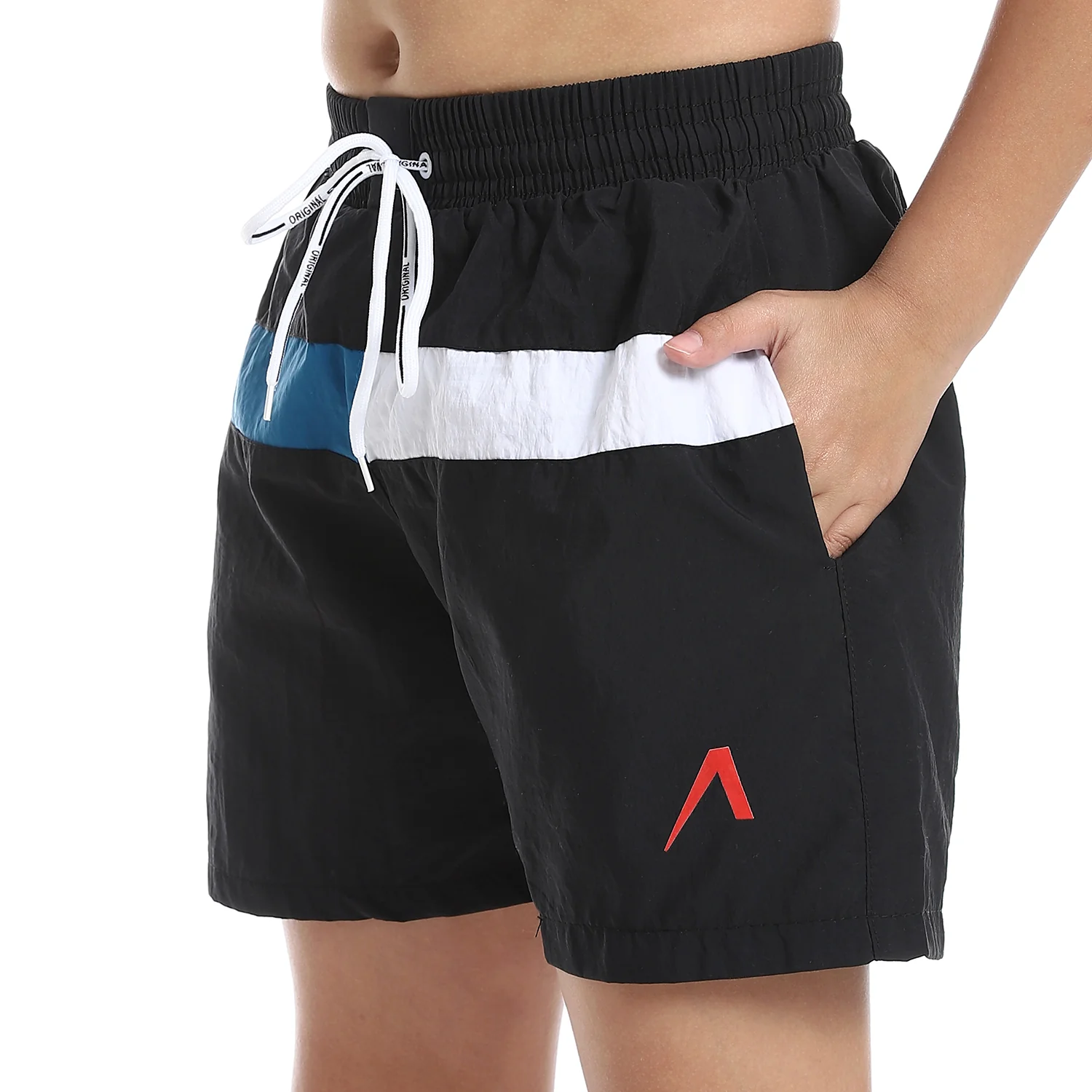 ACTIVNEW KIDS SHORTS - BLACK - Image 3