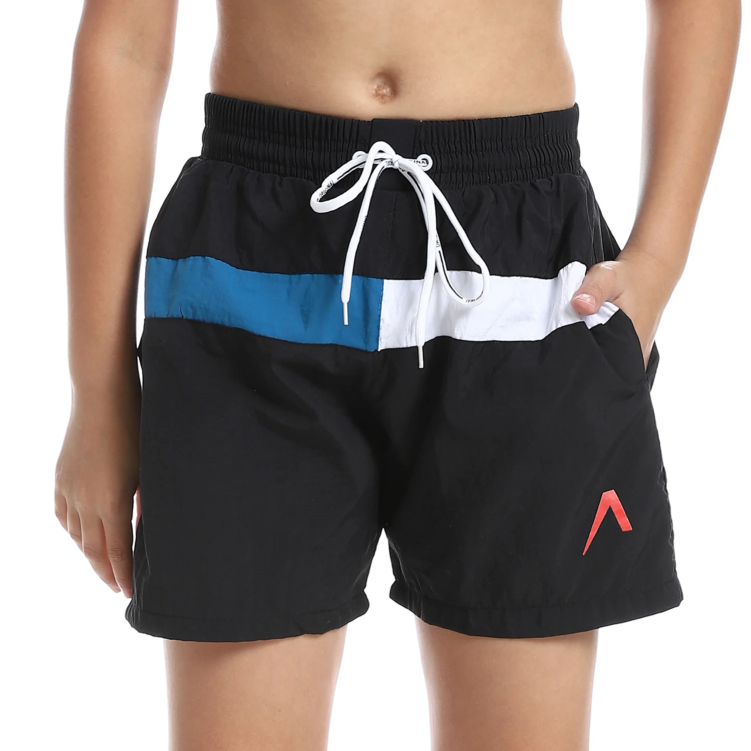 ACTIVNEW KIDS SHORTS - BLACK - Image 4