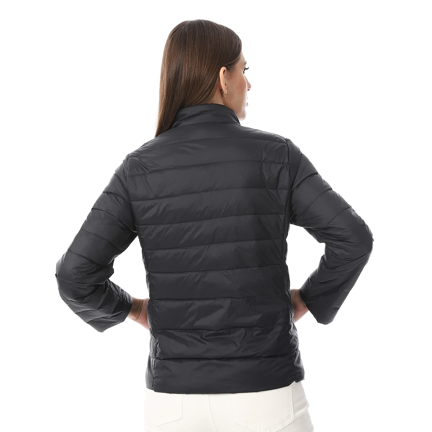 ACTIVNEW LADY'S DOWN JACKET - BLACK - Image 3