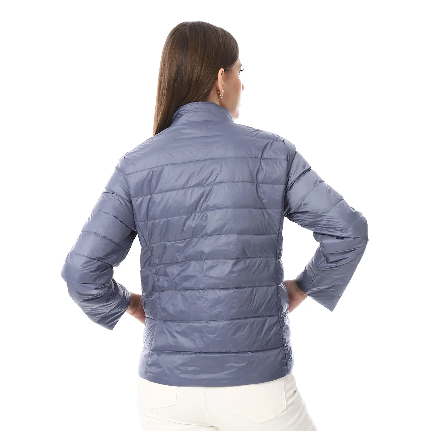 ACTIVNEW LADY'S DOWN JACKET - BLUE - Image 3