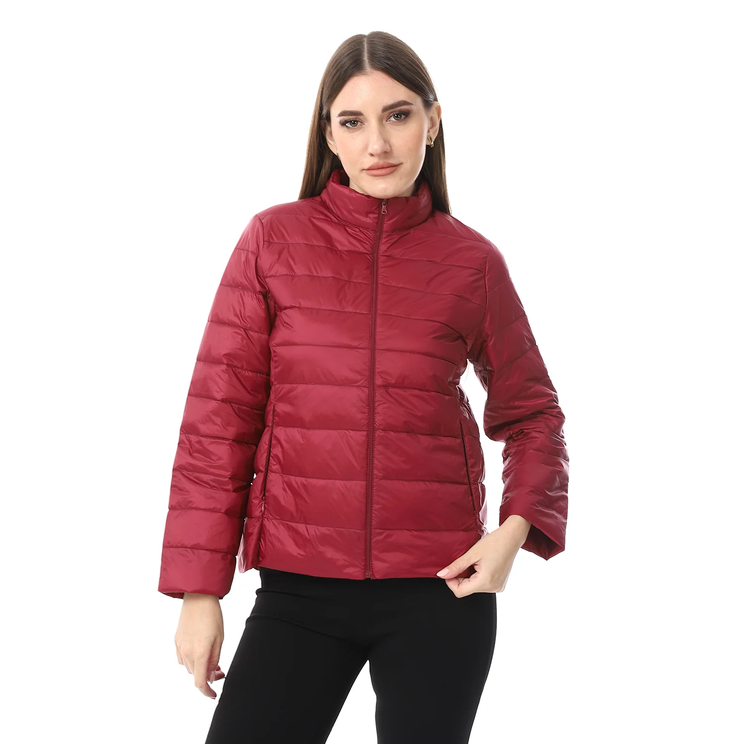 ACTIVNEW LADY'S DOWN JACKET - WINE - Image 4