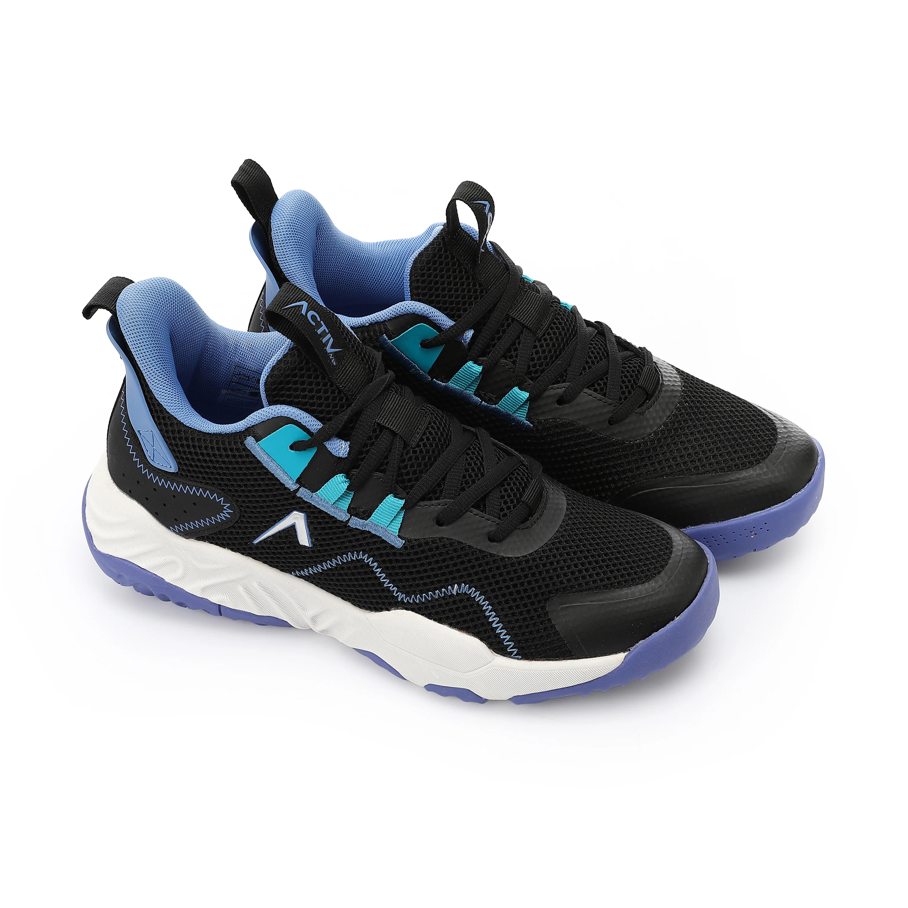 ACTIVNEW MEN'S SHOES - BLK & BLUE - Image 2