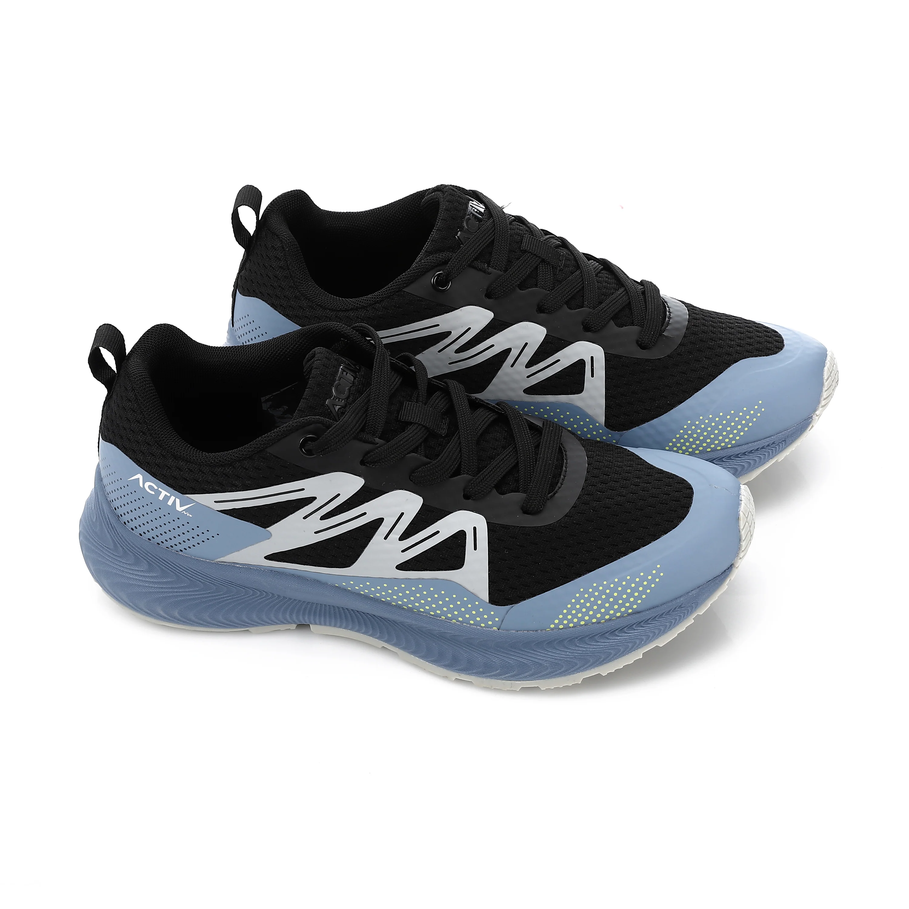 ACTIVNEW MEN'S SHOES - BLK & BLUE - Image 2