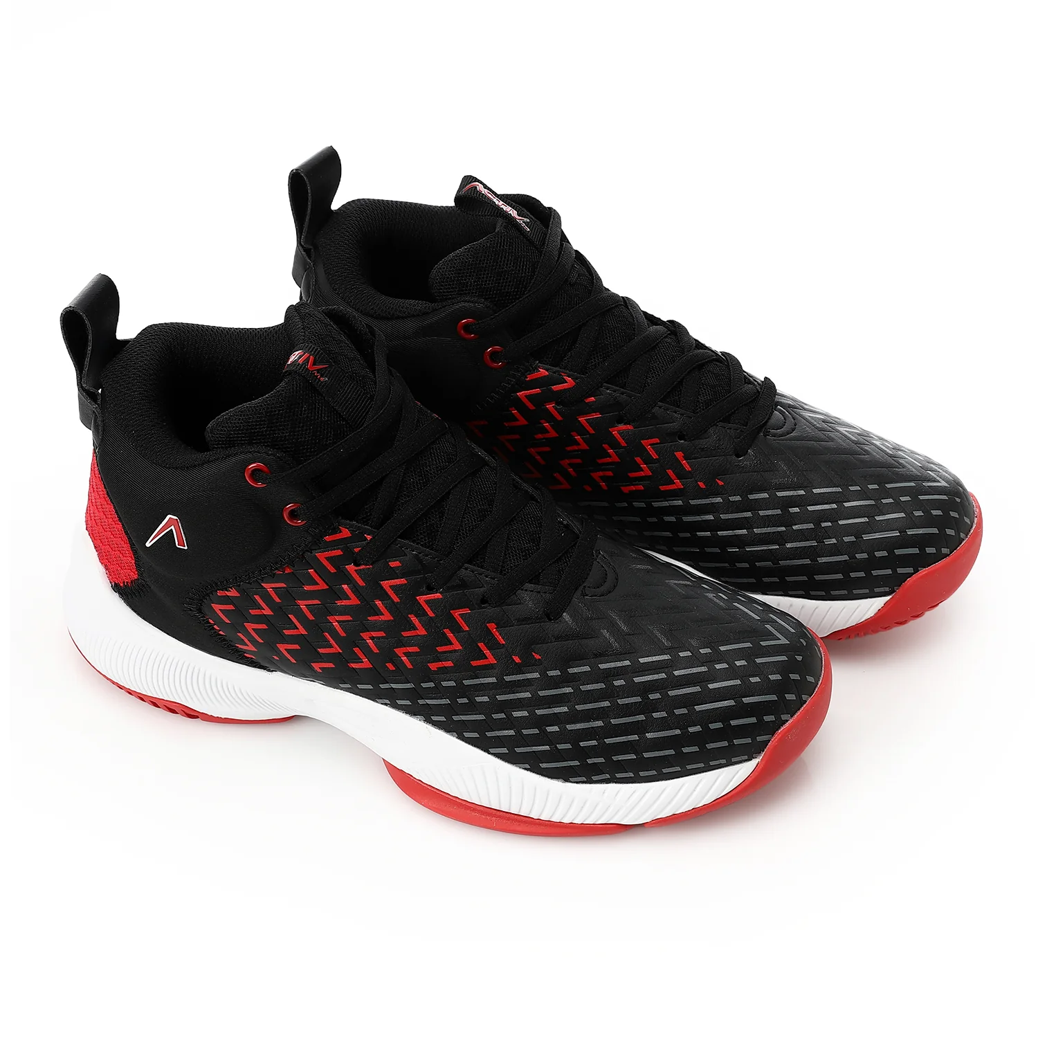 ACTIVNEW MEN'S SHOES - BLK & RED - Image 2