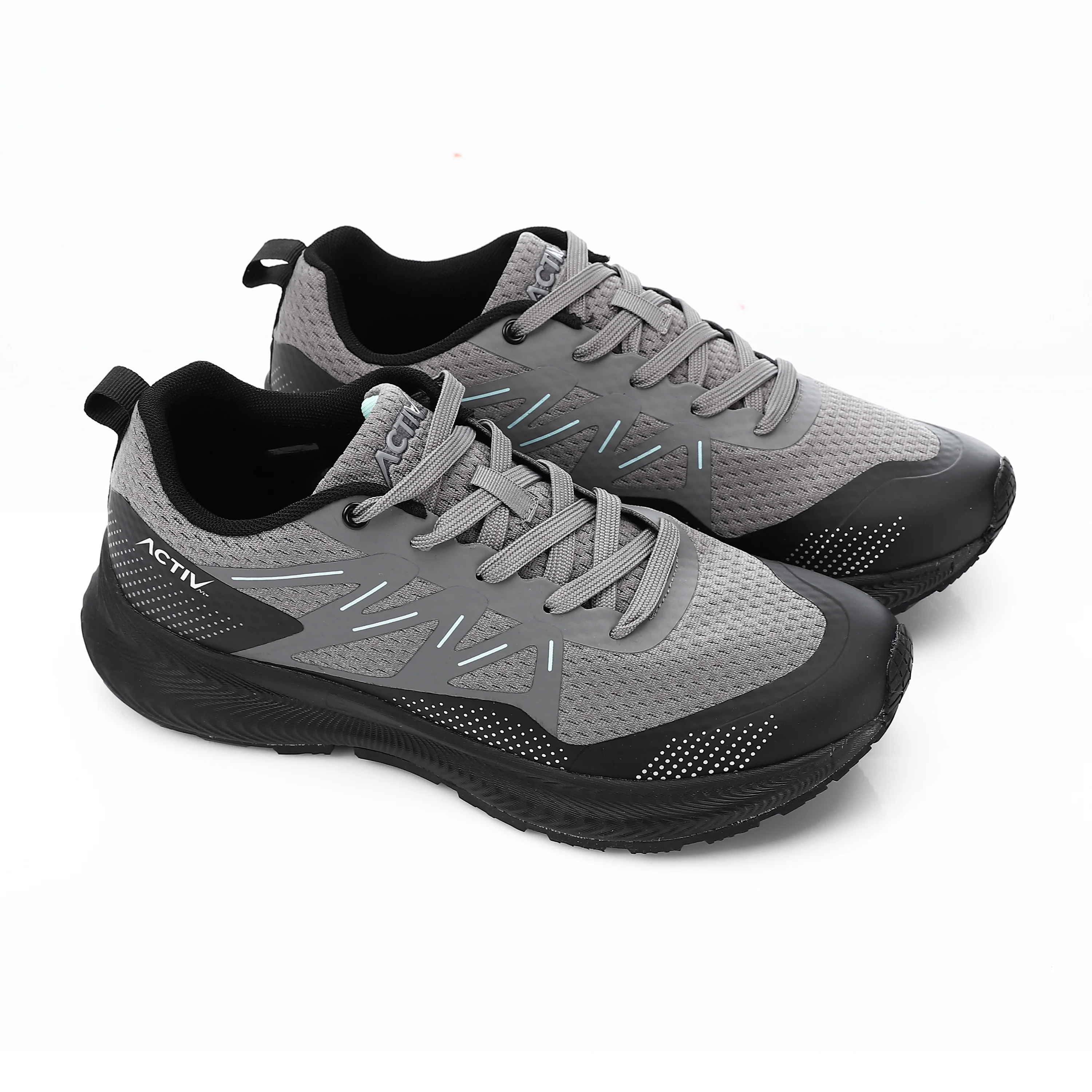 ACTIVNEW MEN'S SHOES - GRY & MINT - Image 2