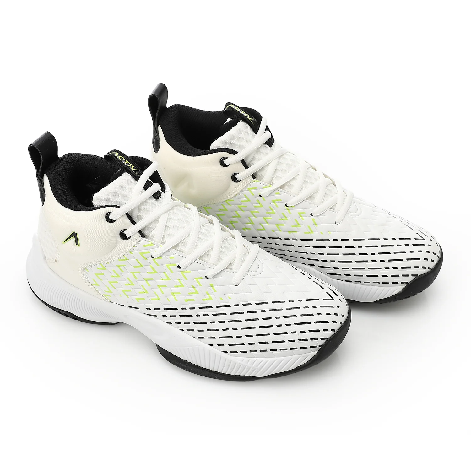 ACTIVNEW MEN'S SHOES - WHT & GREN - Image 2