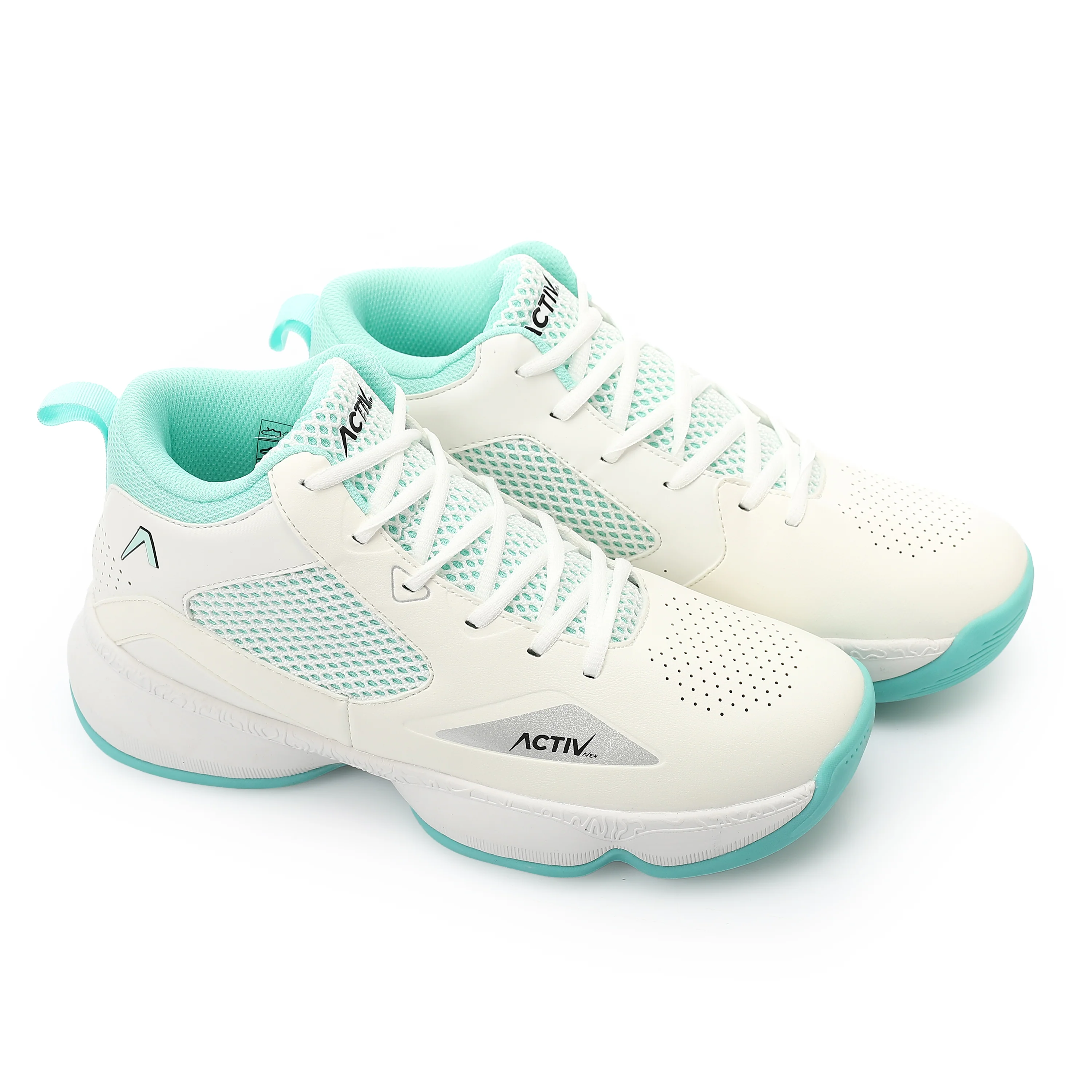 ACTIVNEW MEN'S SHOES - WHT & MINT - Image 2