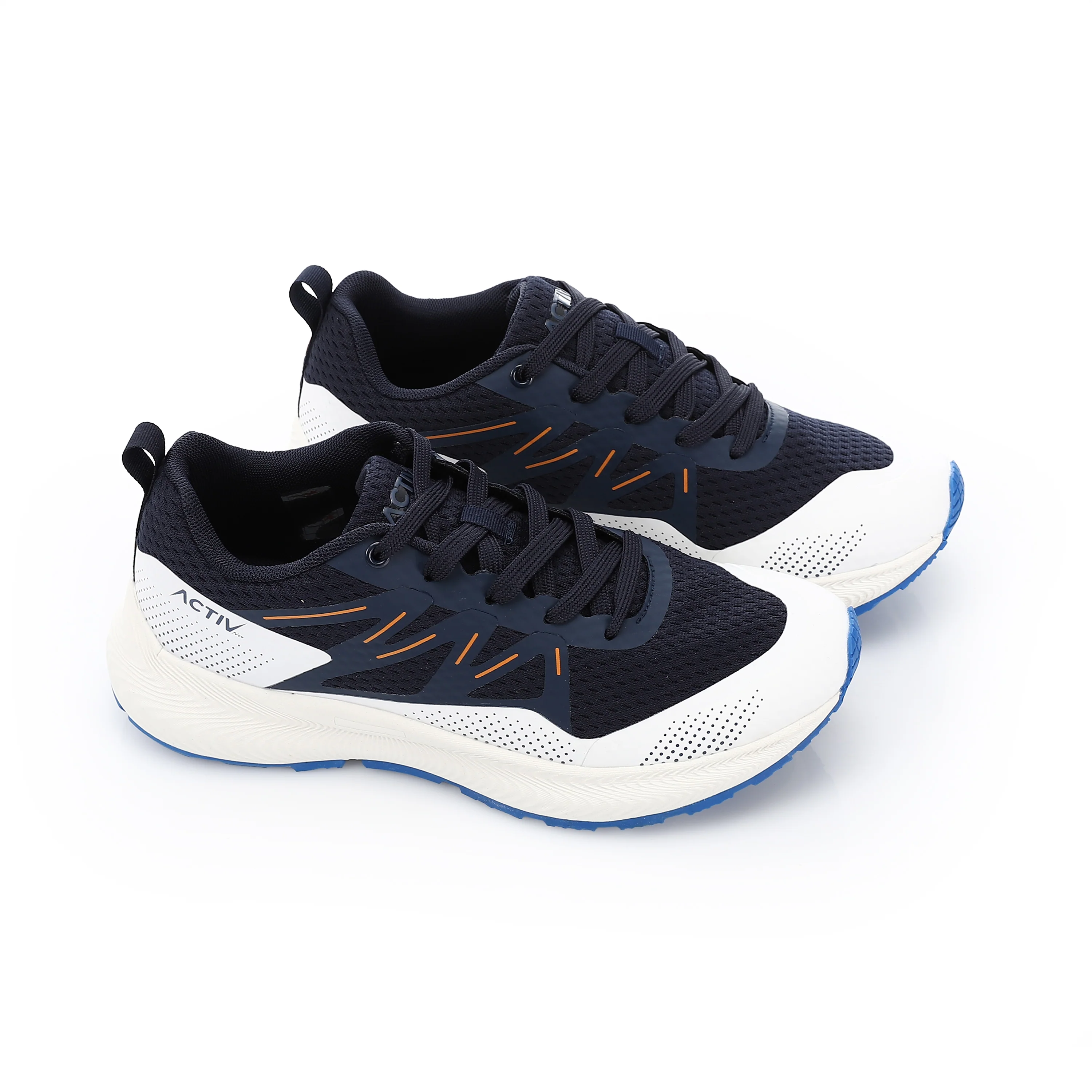 ACTIVNEW MEN'S SHOES - WHT & NAVY - Image 2