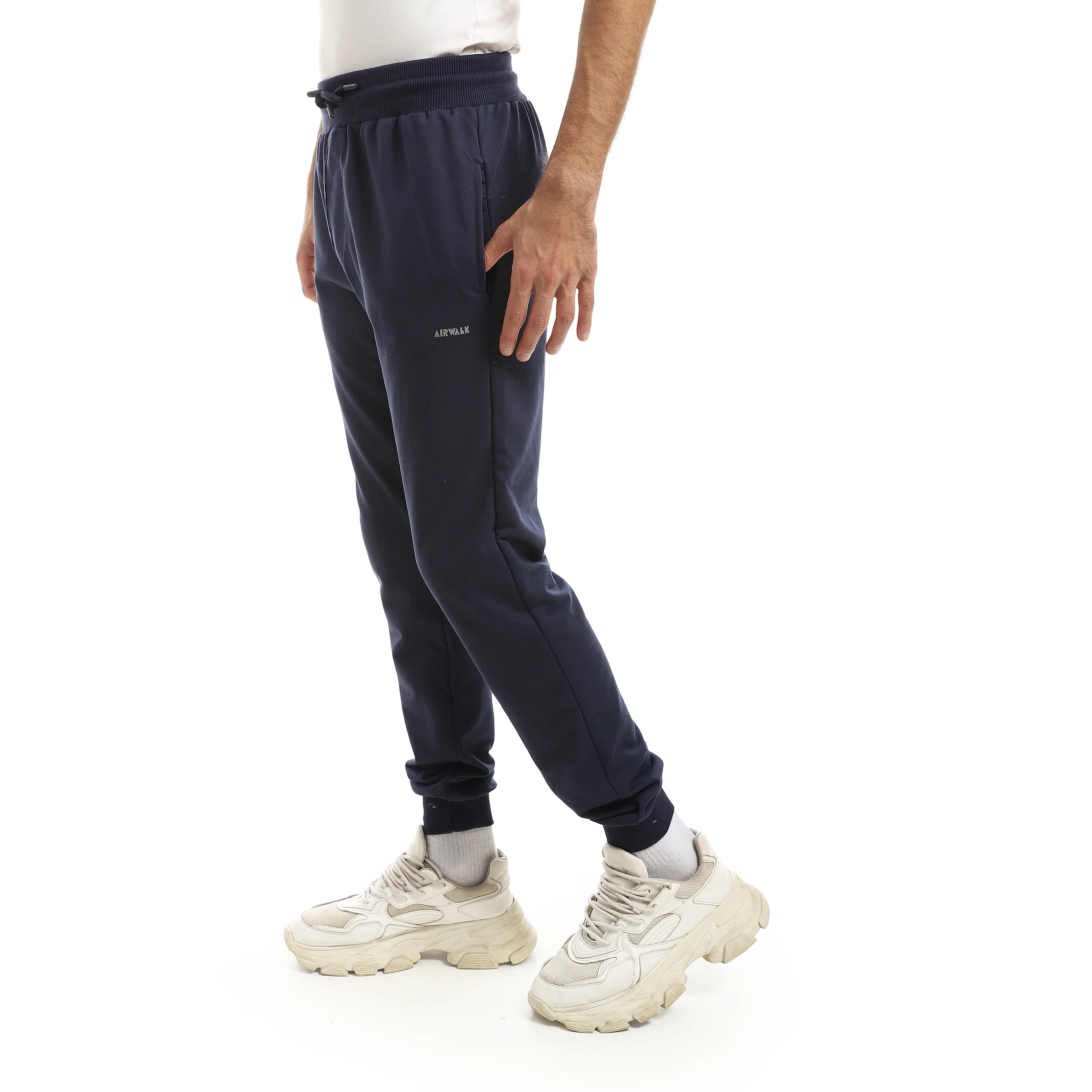 AIRWAK MENS ELASTIC-CUFF PANTS - كحلي - Image 2