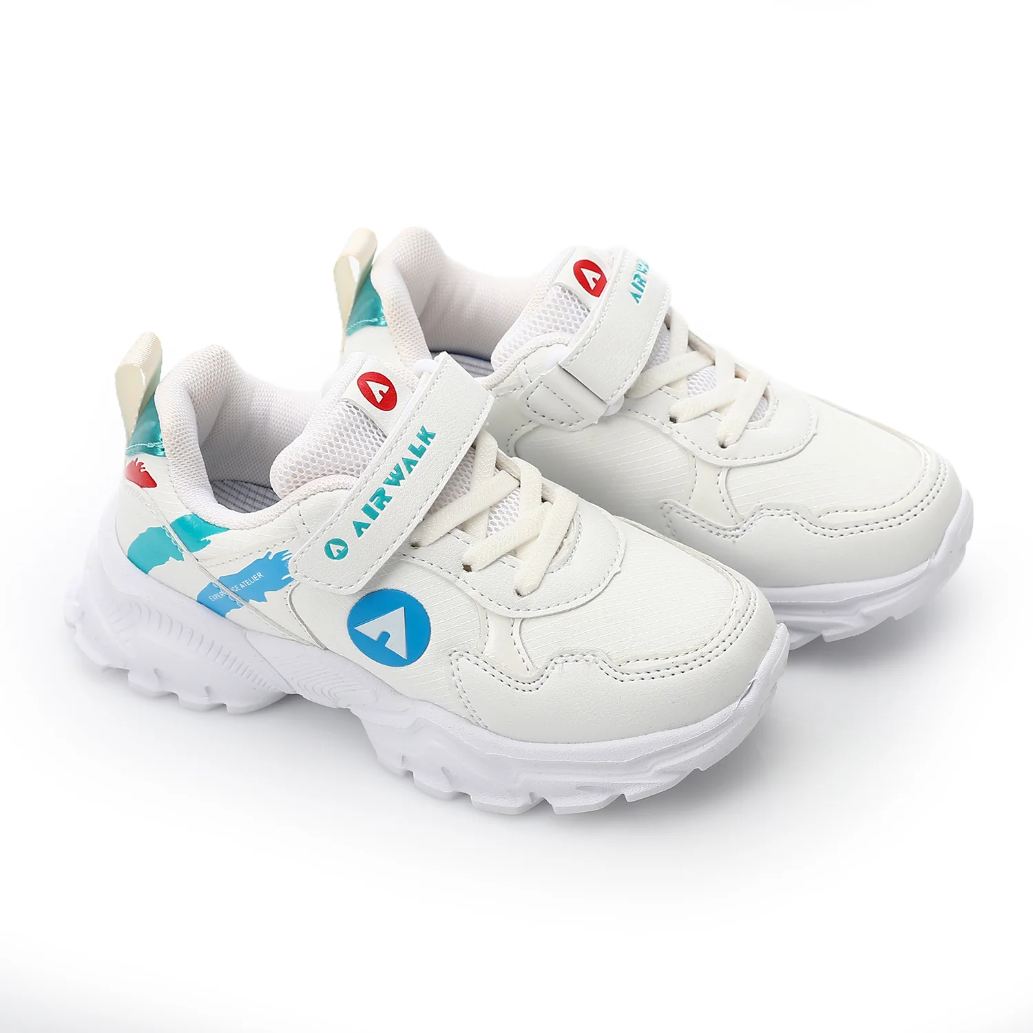 AIRWALK KIDS' VELCRO SHOES - ابيض - Image 2