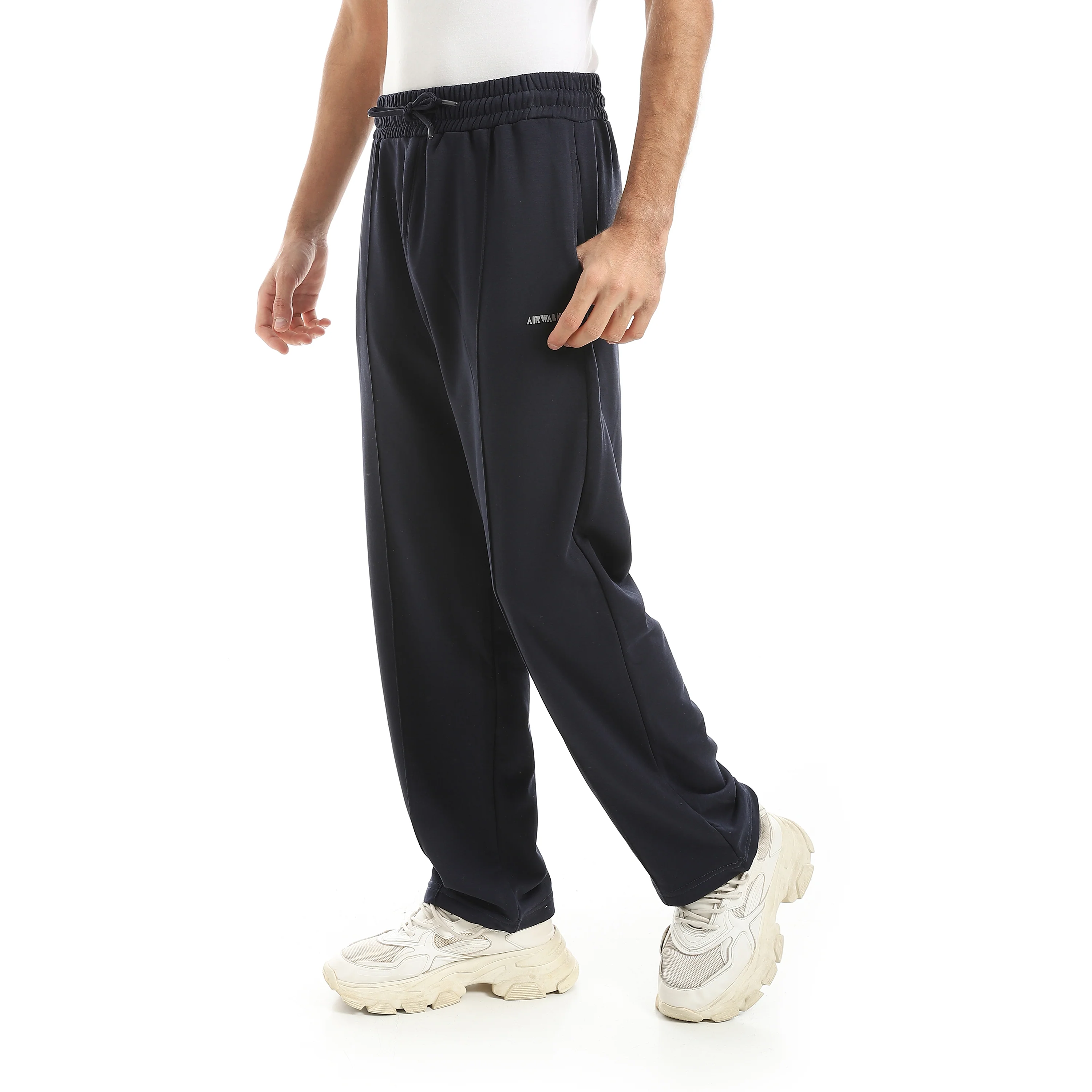 AIRWALK MENS MELTON SWEATPANTS - كحلي - Image 2