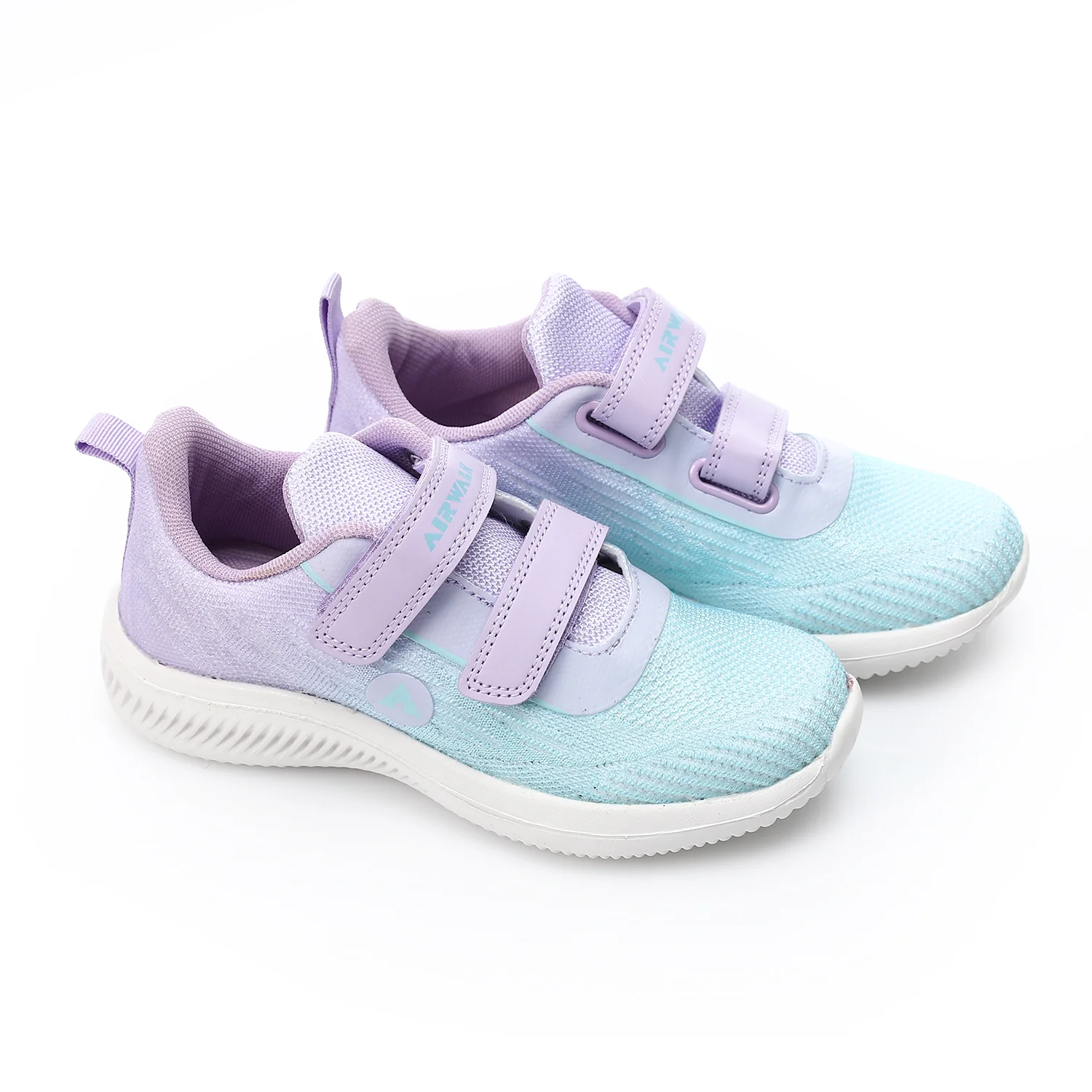 AIRWALK VELCRO KIDS SHOES - بنفسجي*ازرق - Image 2