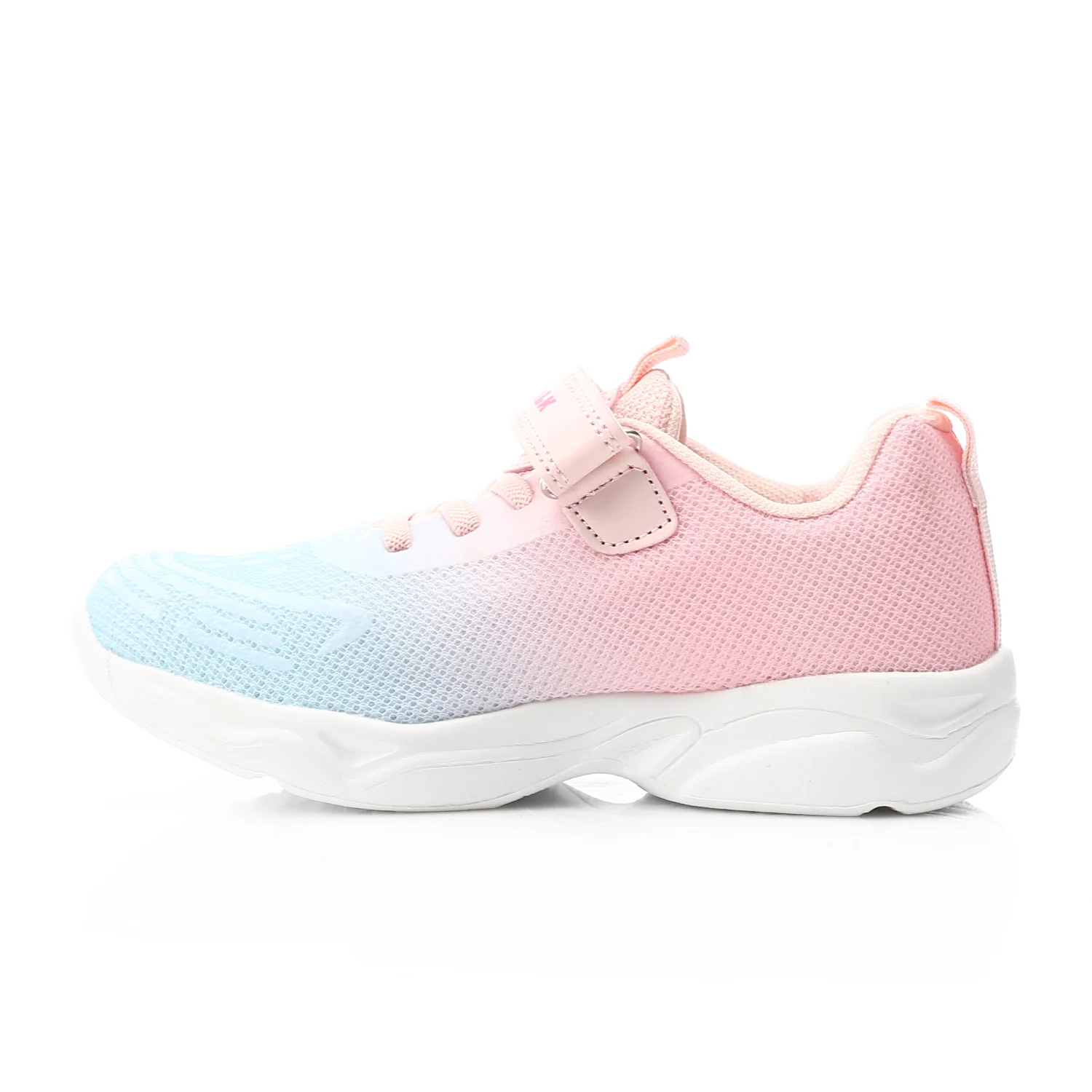 AIRWALK VELCRO KIDS SHOES - ازرق*بينك - Image 4