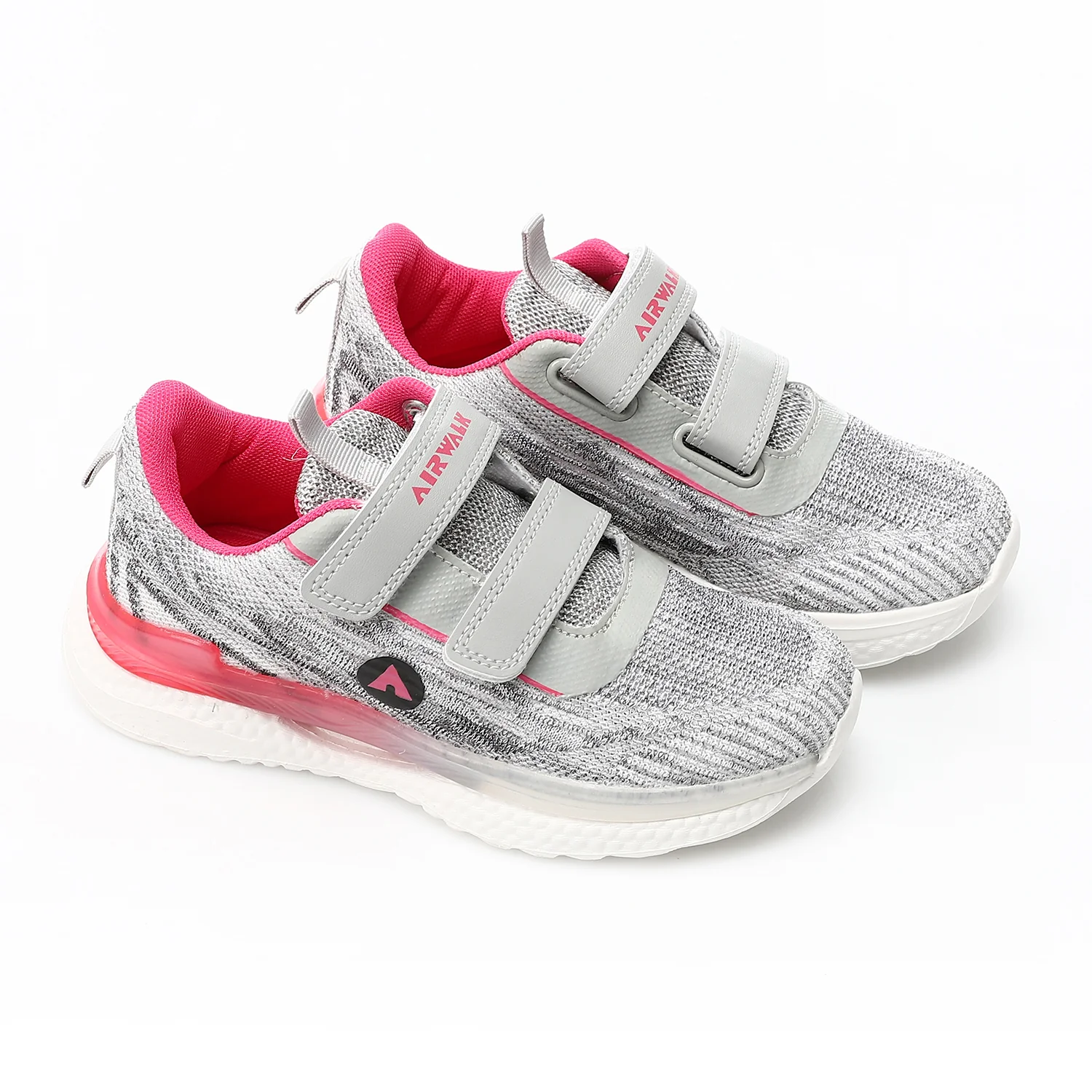 AIRWALK VELCRO KIDS SHOES - رمادي - Image 2
