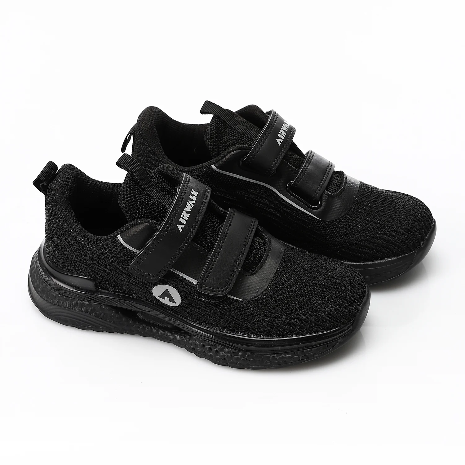 AIRWALK VELCRO KIDS SHOES - اسود - Image 2