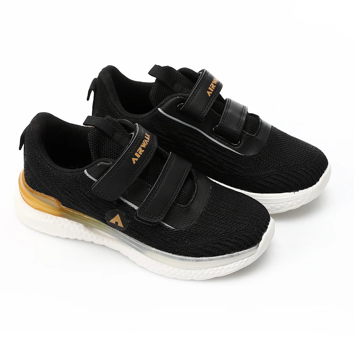 AIRWALK VELCRO KIDS SHOES - اسود - Image 2