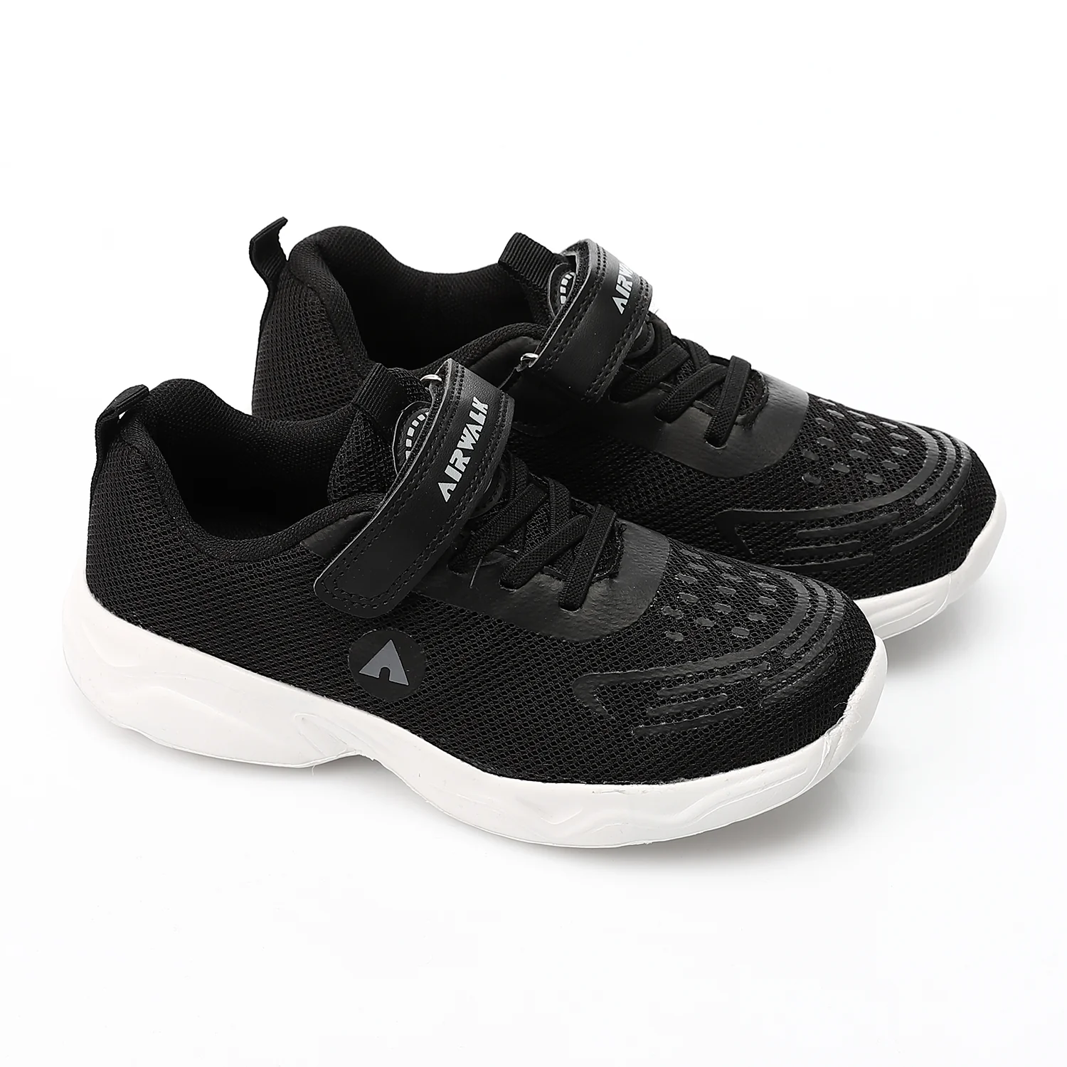 AIRWALK VELCRO KIDS SHOES - اسود - Image 4