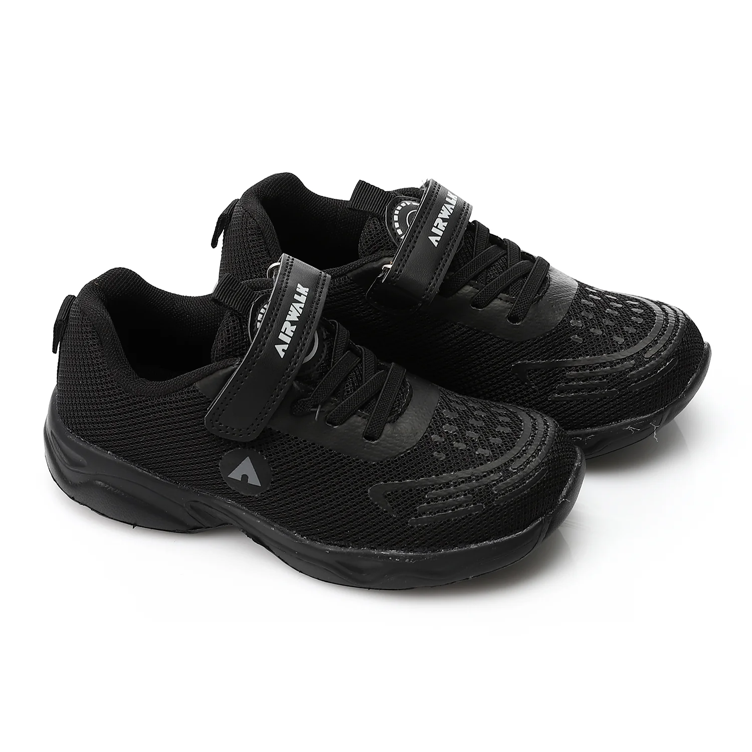 AIRWALK VELCRO KIDS SHOES - اسود - Image 4