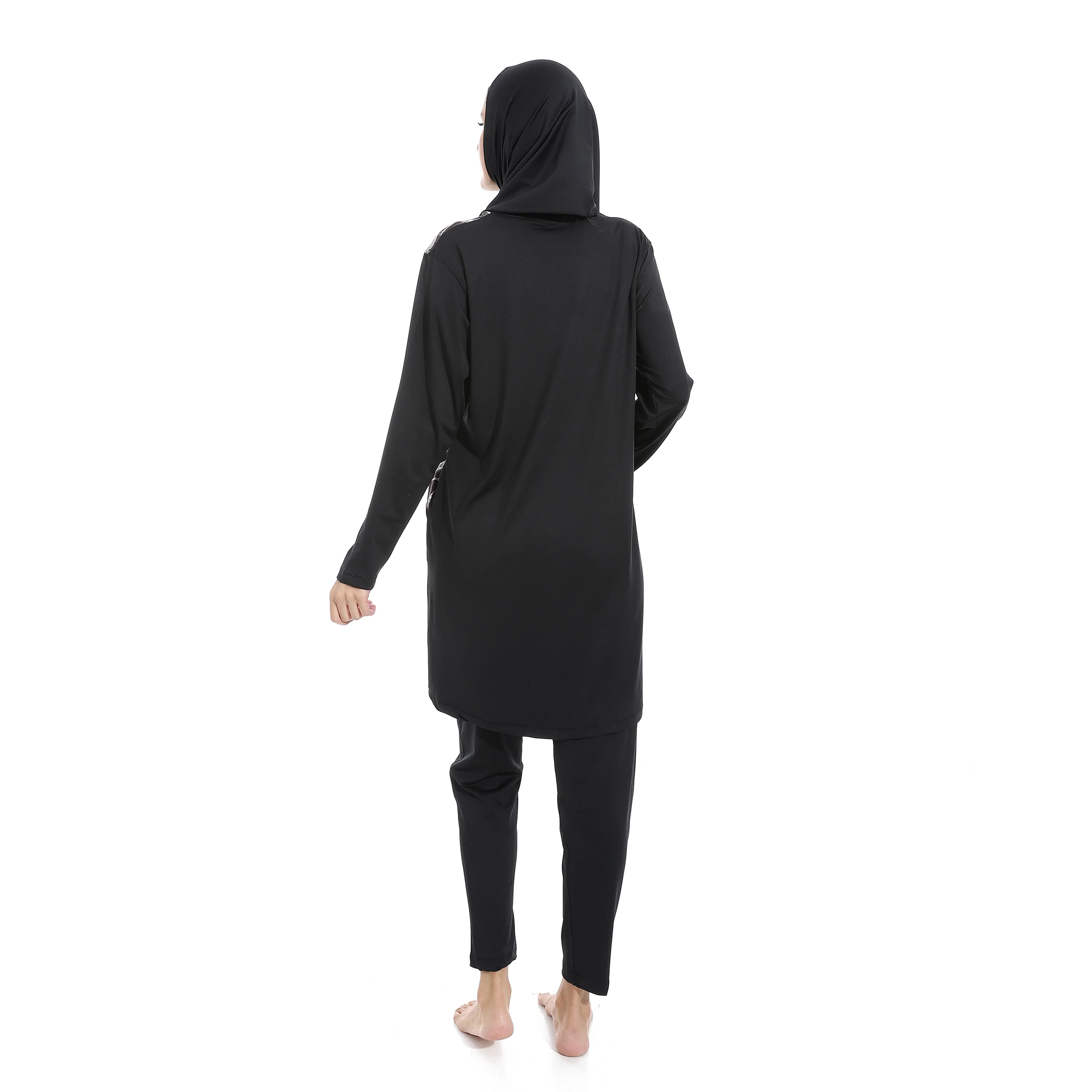 AIRWALK WOMENS BURKINI BIGSIZE - اسود*كحلي - Image 3