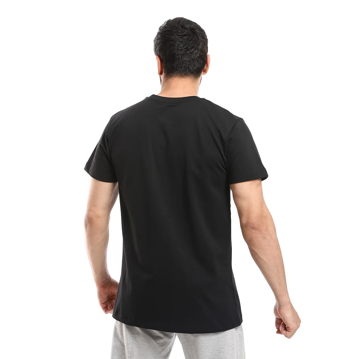 BASIC BADGE S/S T-SHIRT - BLACK - Image 3