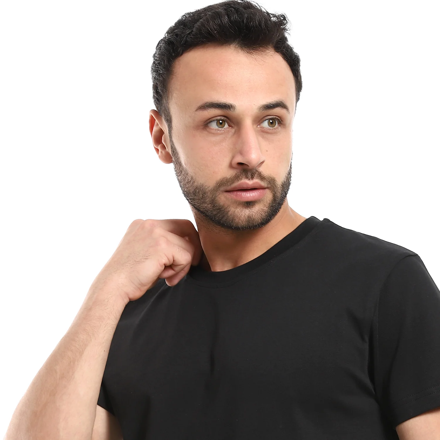 BASIC BADGE S/S T-SHIRT - BLACK - Image 4