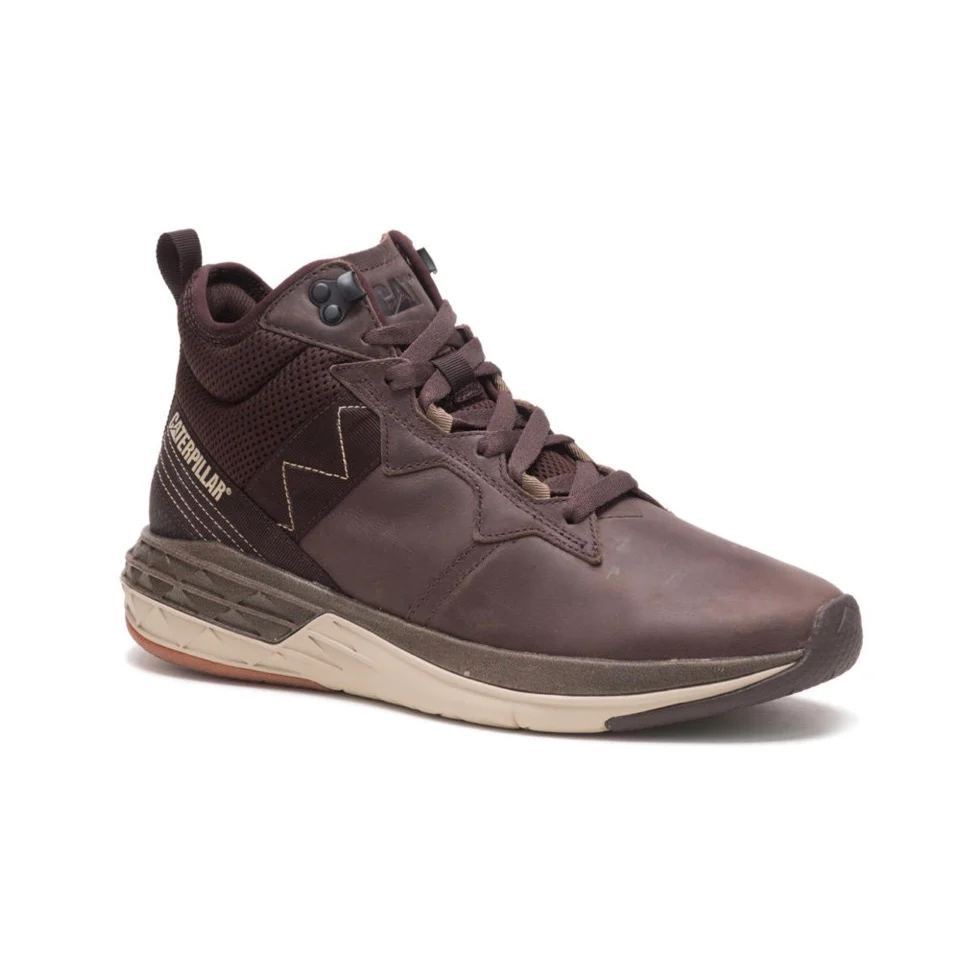 CAT CITYROGUE MID MENS SHOES - COFFEE - Image 5