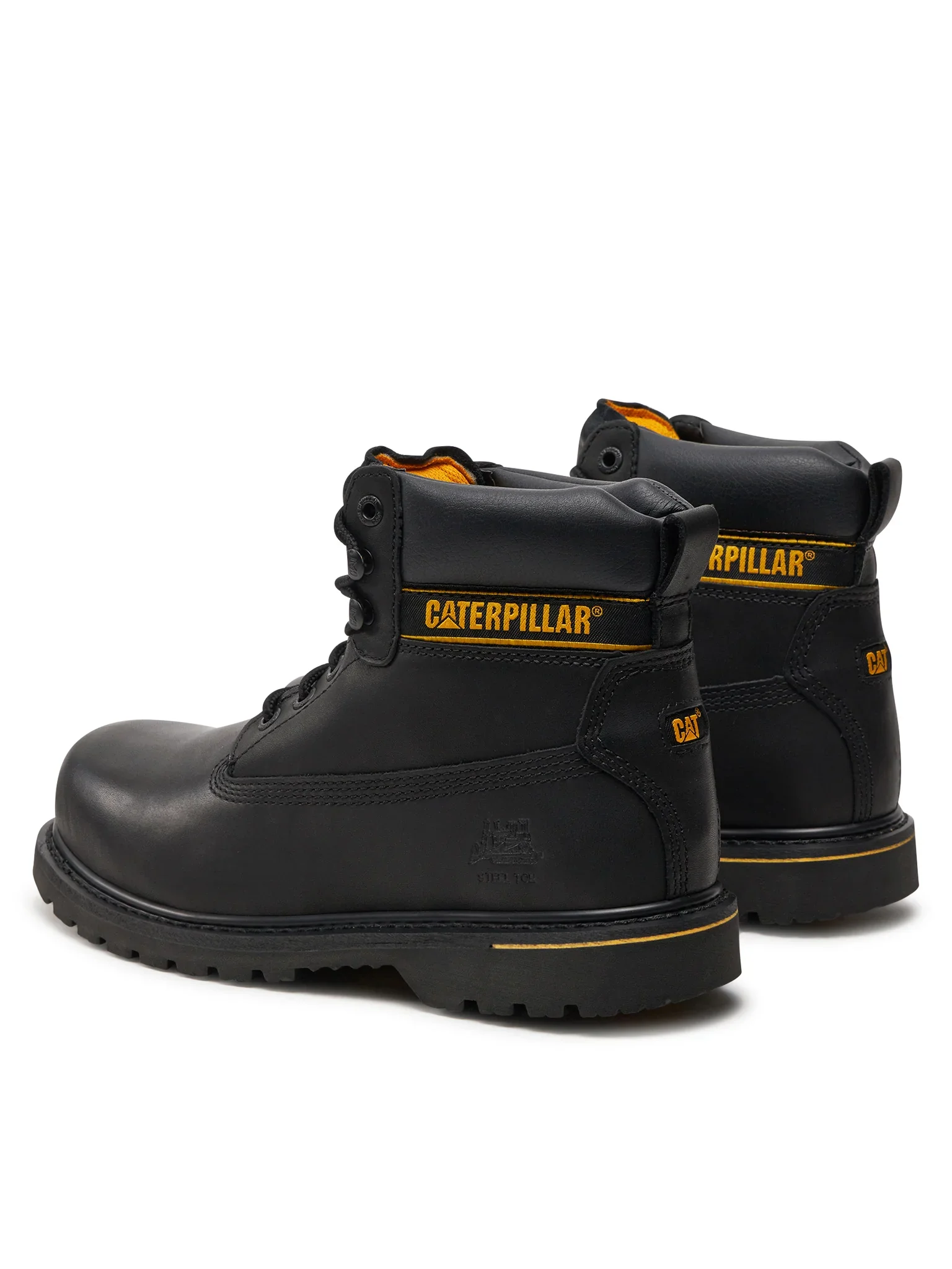 CAT HOLTON S3 HRO SRC SHOES - اسود - Image 2