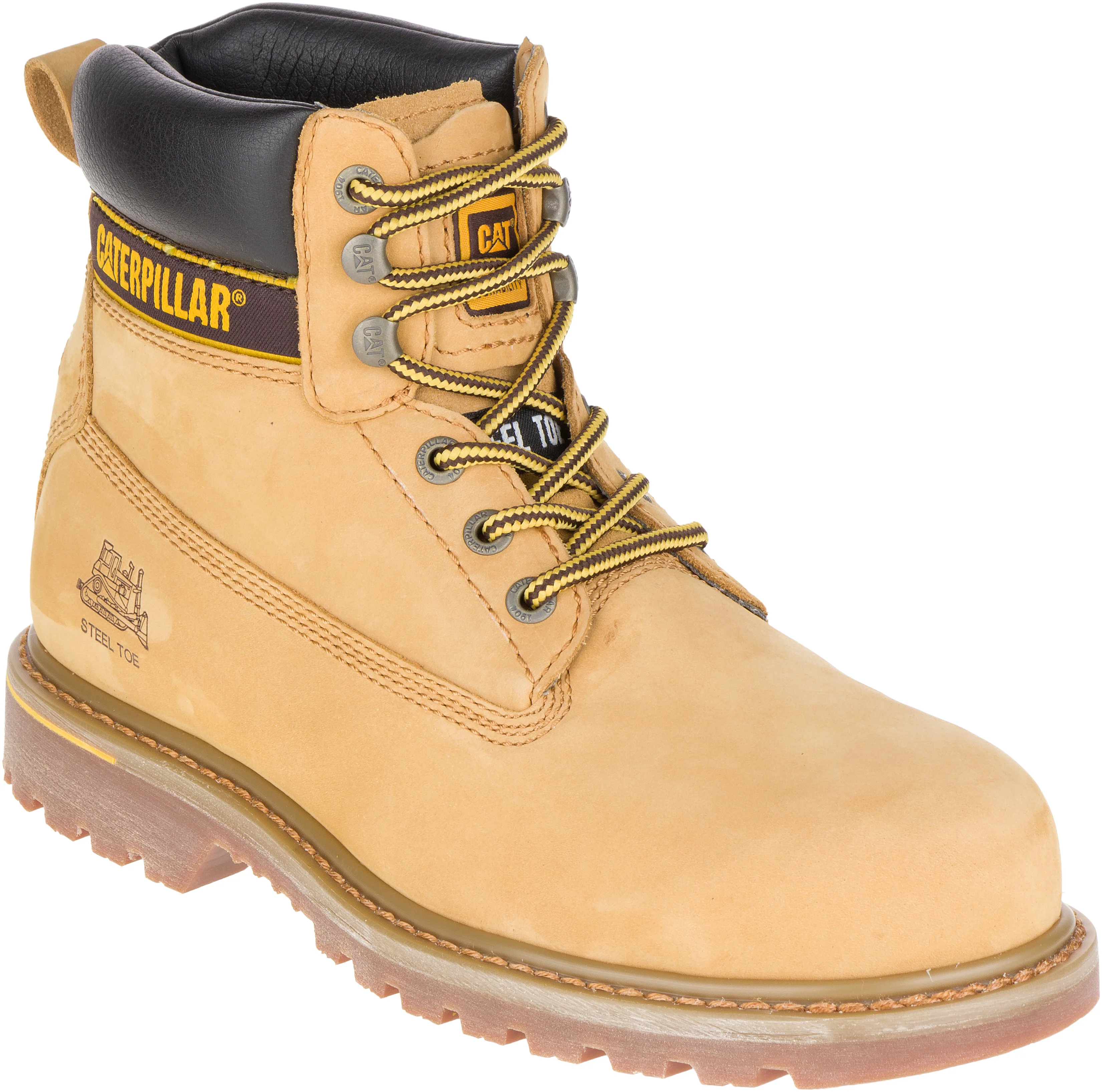 CAT HOLTON S3 HRO SRC SHOES - عسلي - Image 5