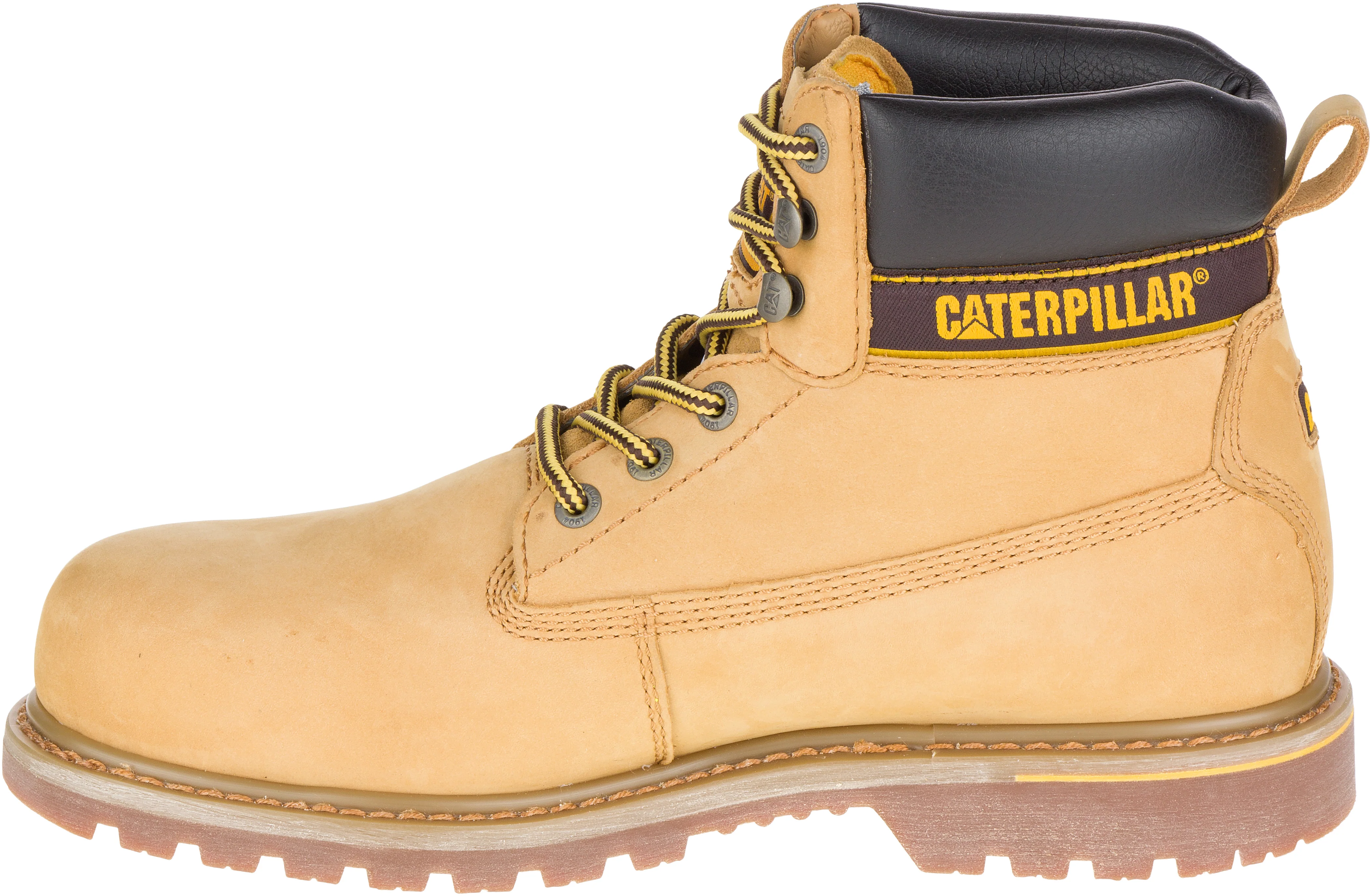 CAT HOLTON S3 HRO SRC SHOES - عسلي - Image 7