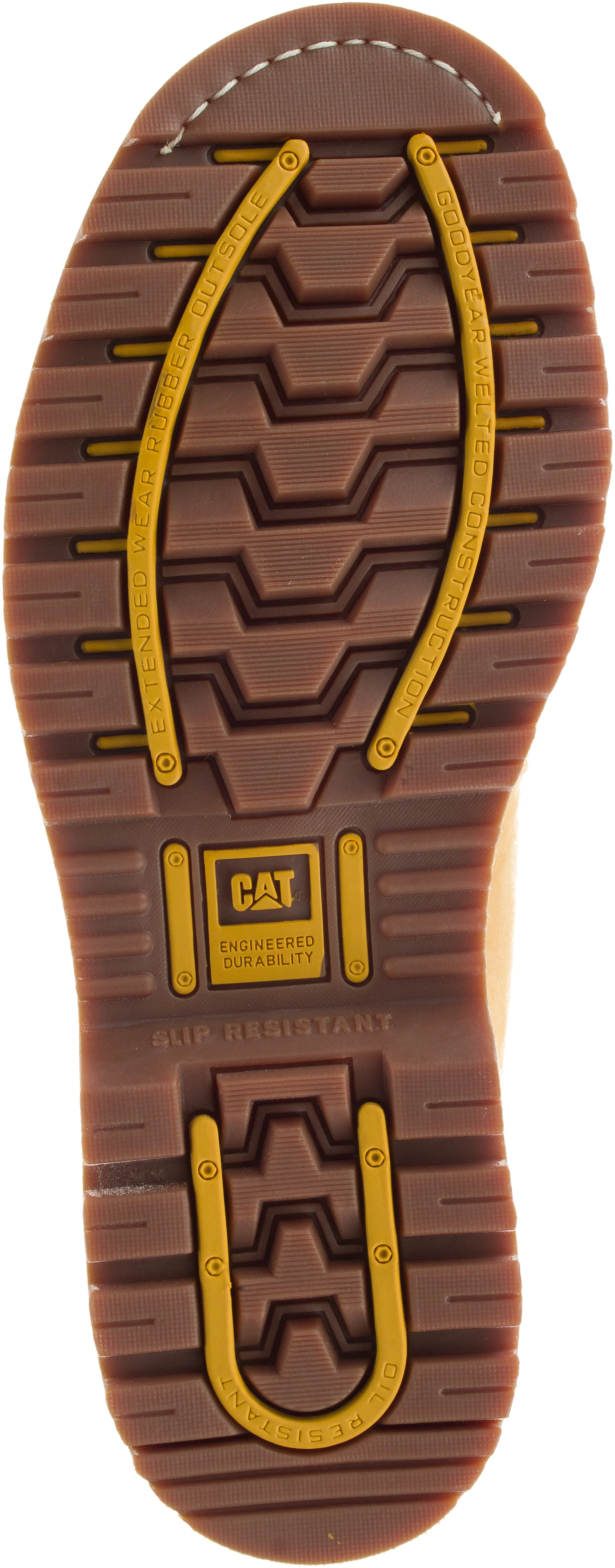 CAT HOLTON S3 HRO SRC SHOES - عسلي - Image 9