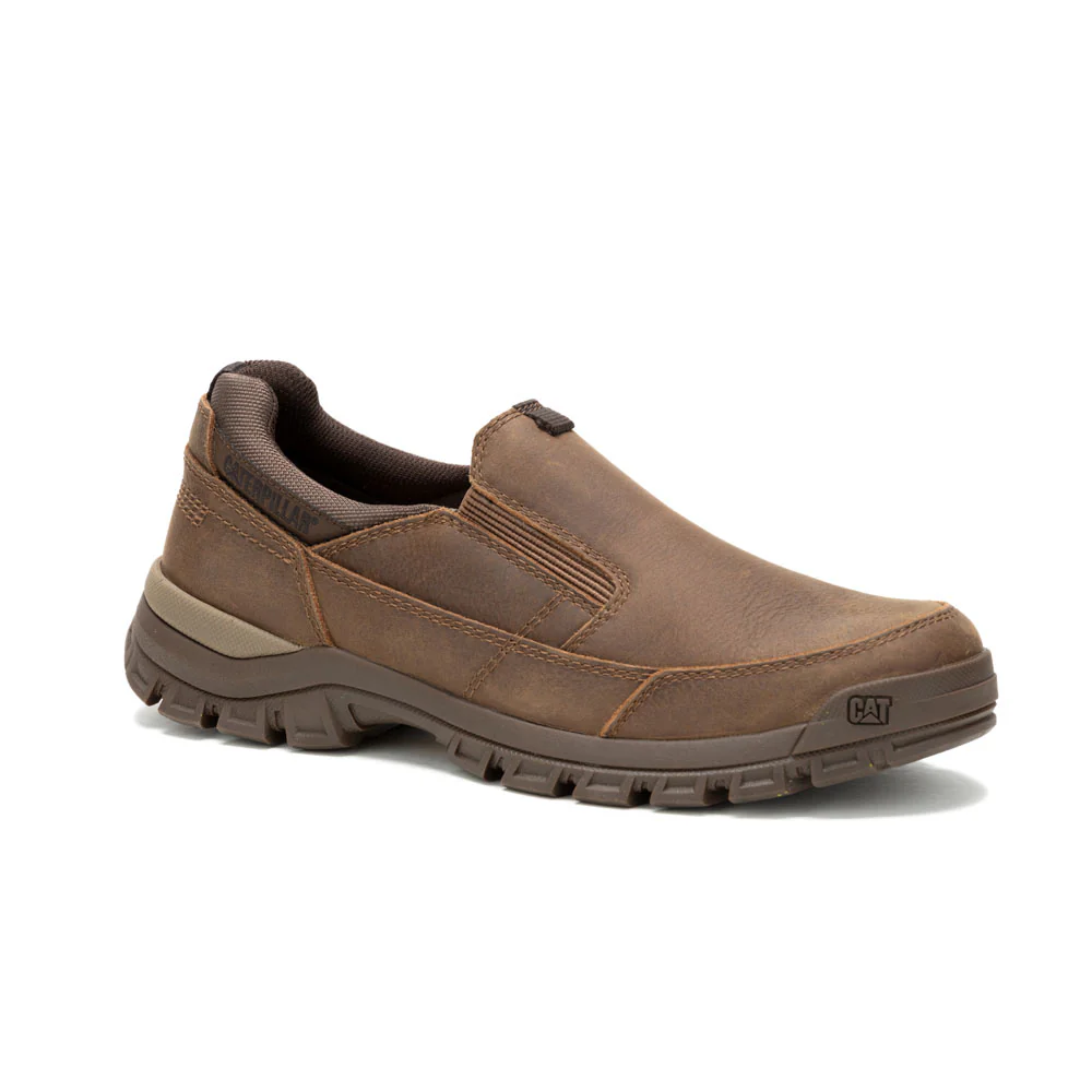 CAT THRESHOLD SLIP ON SHOES - BROWN - Image 3